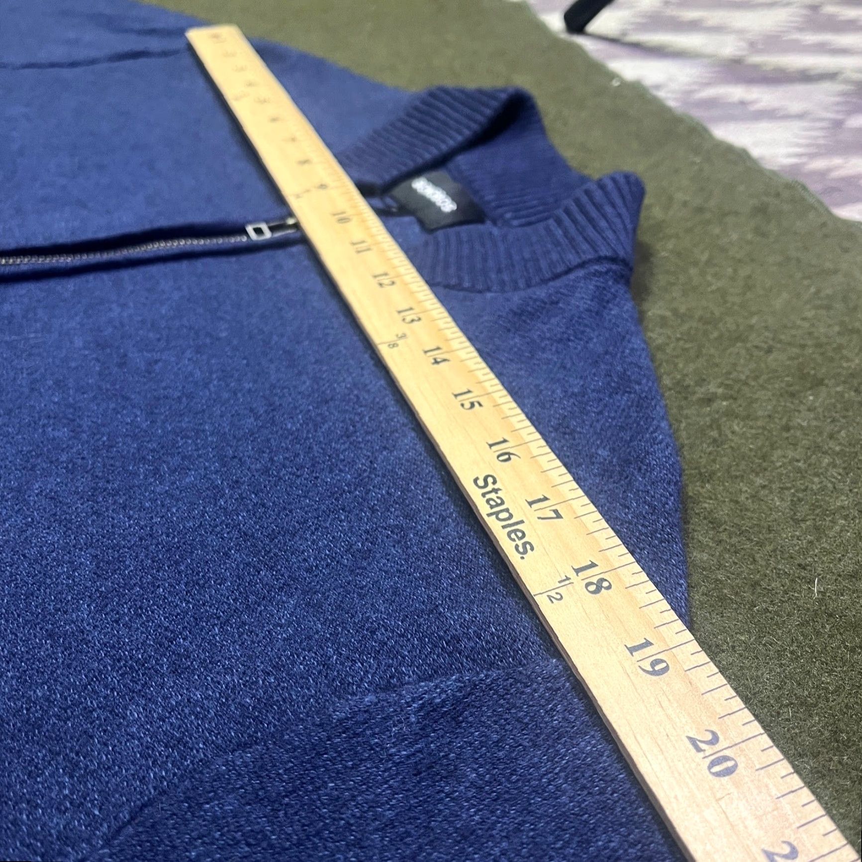 Bonobos Bonobos Cardigan Mens XL Blue Slim Fit Full Zip Sweater Grandpa Size US XL / EU 56 / 4 - 4 Thumbnail