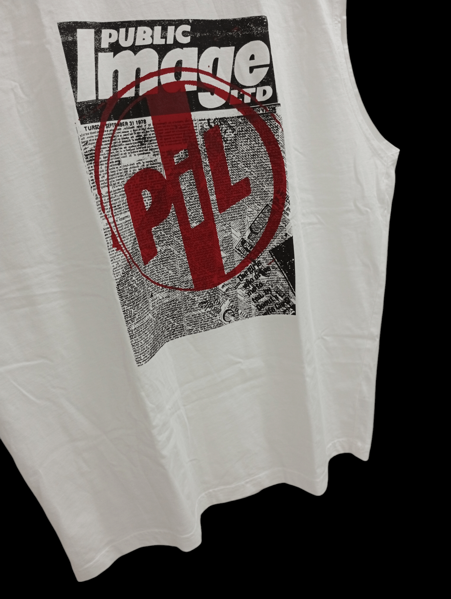 Band Tees × GU × Vintage 🔥🔥GU x PiL Public Image Limited Sleeveless T-Shirt Size US XL / EU 56 / 4 - 6 Thumbnail