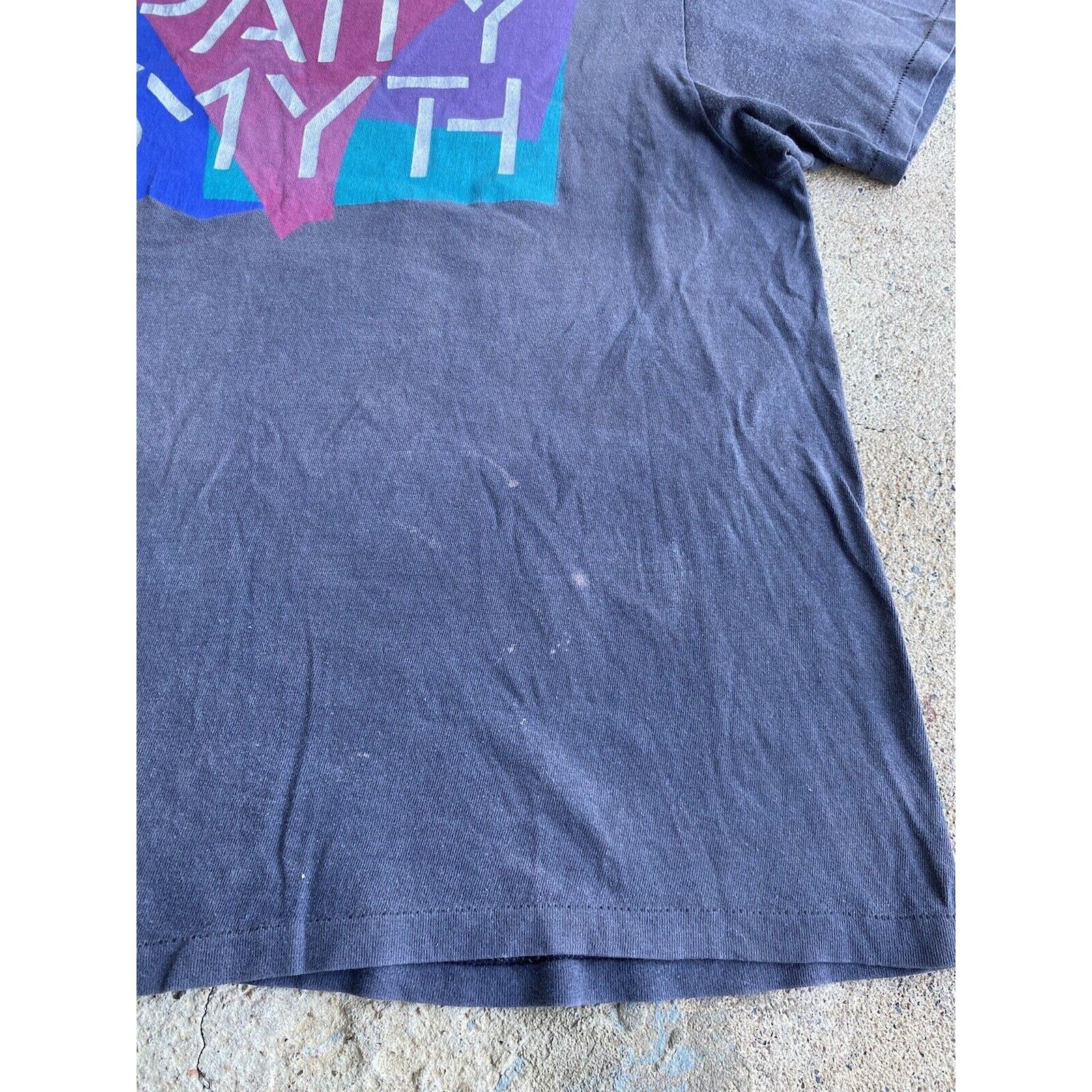 Hanes Vintage 80’s Patty Smyth Never Enough Band Shirt Faded Size US XL / EU 56 / 4 - 4 Thumbnail