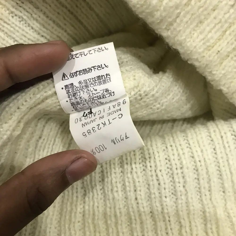 Japanese Brand × Vintage Fire And Ice Stripe Design Beanie Hat Size ONE SIZE - 6 Thumbnail