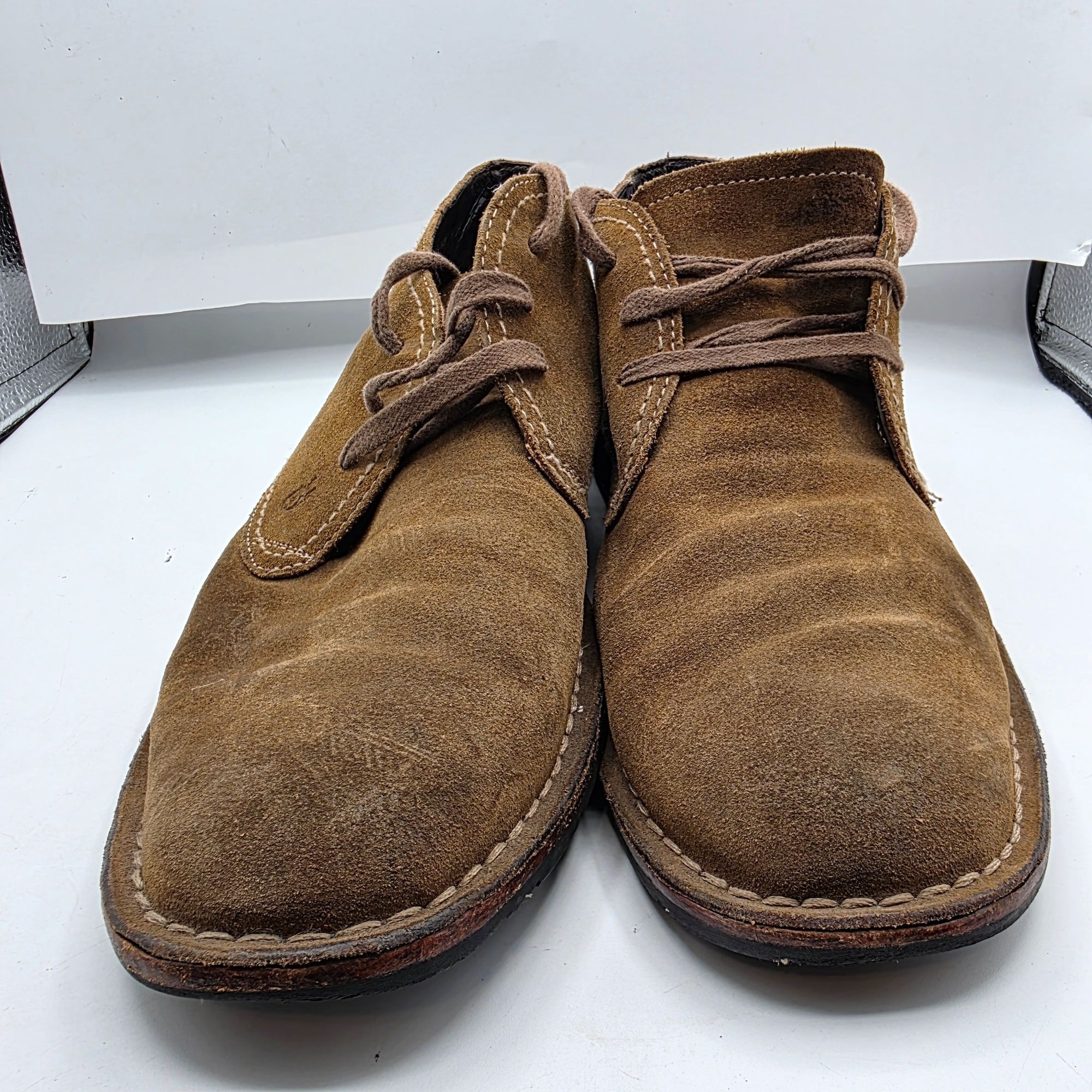 John Varvatos John Varvatos Star USA Mens Size 11.5 Brown Suede Hipster Ch Size US 11.5 / EU 44-45 - 15 Thumbnail