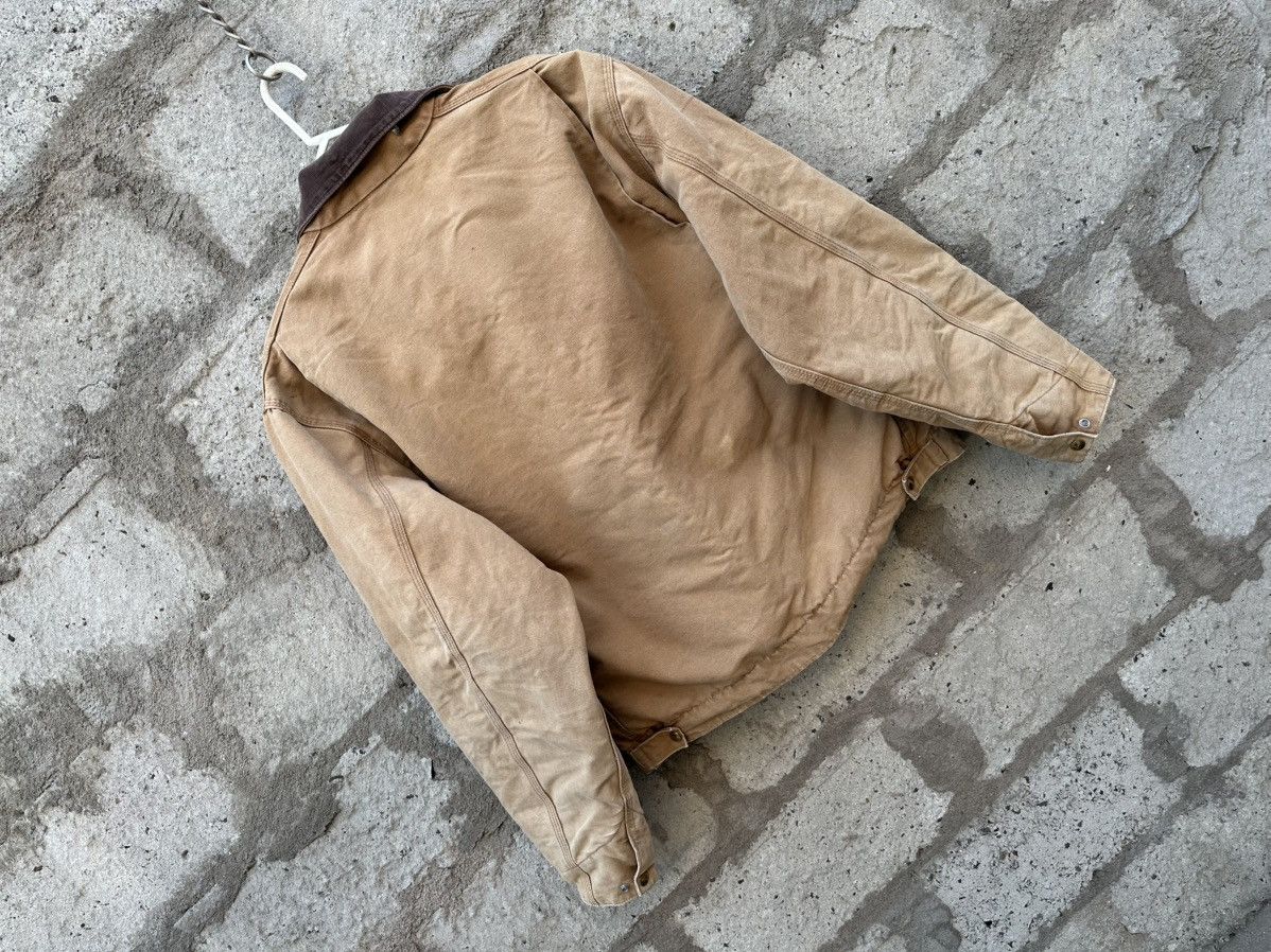 Carhartt × Vintage 1980's Vintage Carhartt Detroit Jacket 6QLJT 46 Tall Size US L / EU 52-54 / 3 - 9 Thumbnail