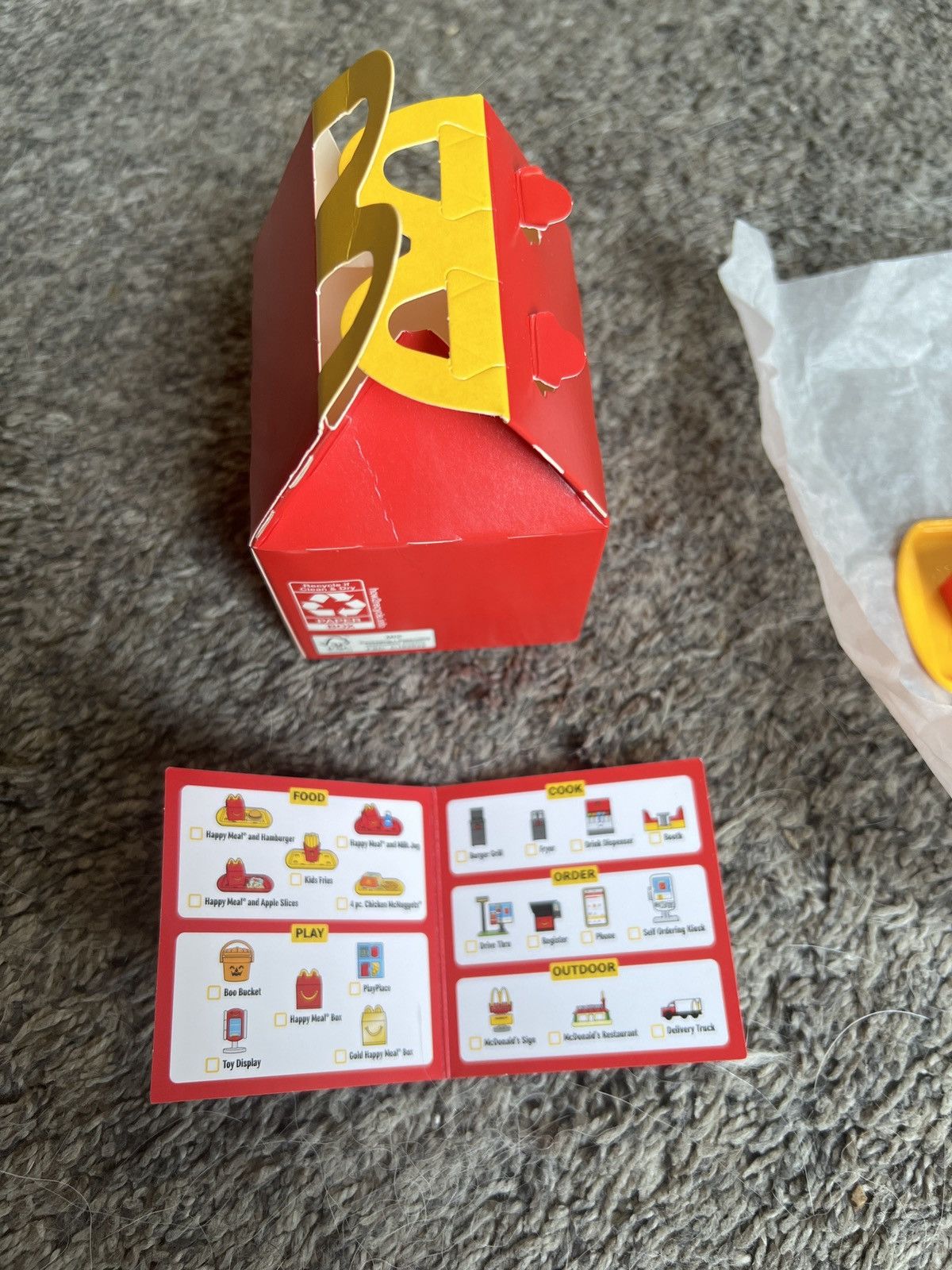 Hypebeast 2025 Lil McDonald’s Happy Meal And Hamburger Miniature Size ONE SIZE - 5 Thumbnail