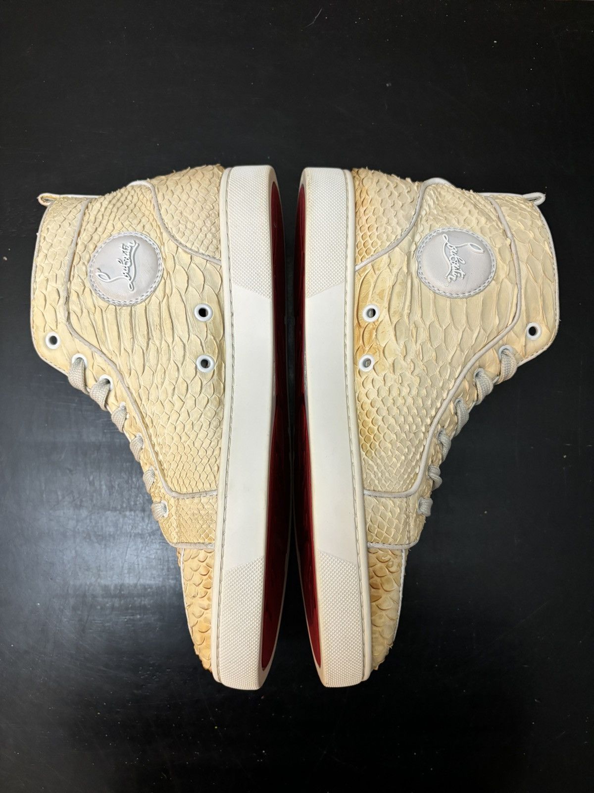Christian Louboutin Christian Louboutin Red Bottom Louis Orlato Snakeskin Python Size US 8.5 / EU 41-42 - 3 Thumbnail