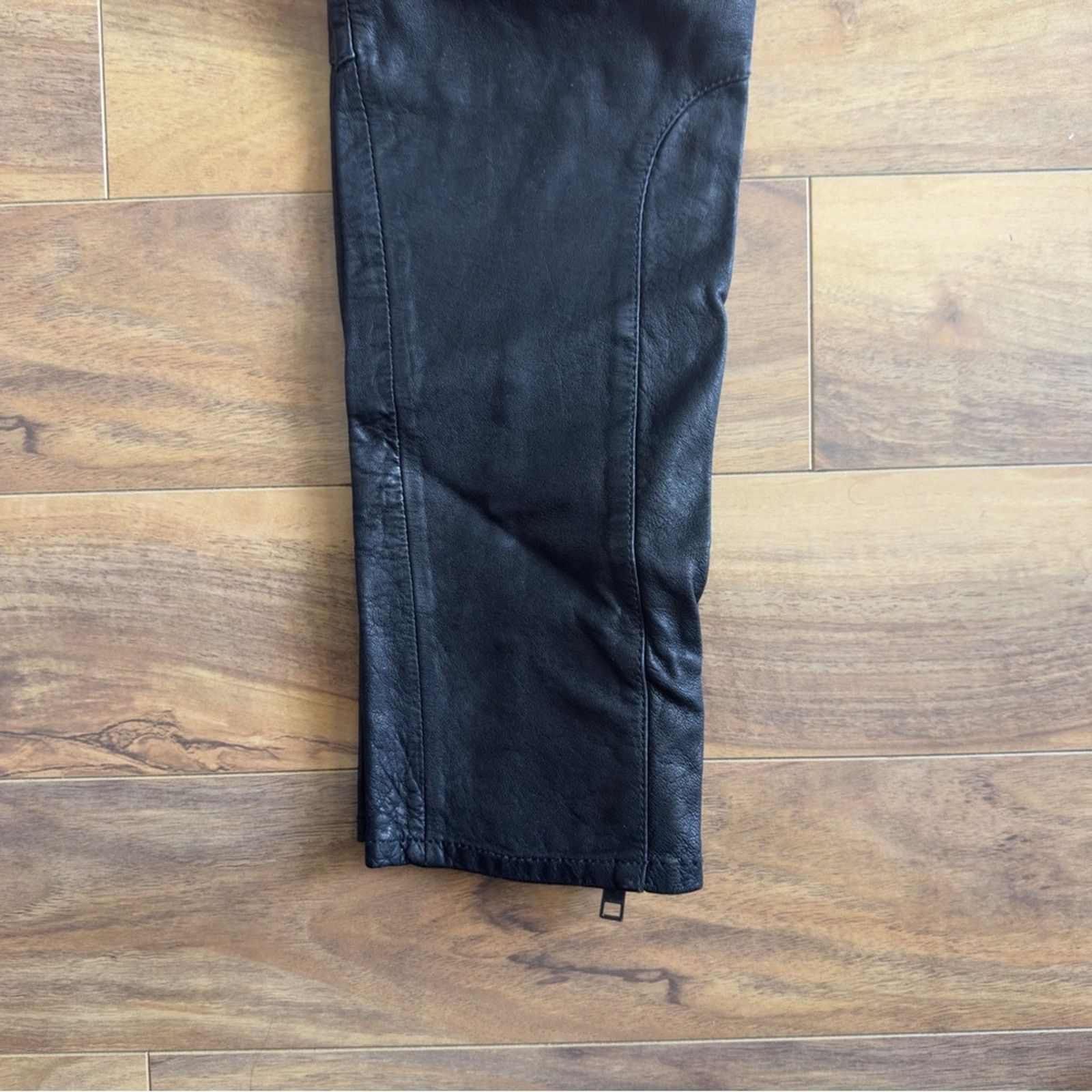 Allsaints 🖤 NWT AllSaints Mauritius Leather Pants – Size W28 🖤 Size 28" / US 6 / IT 42 - 4 Thumbnail
