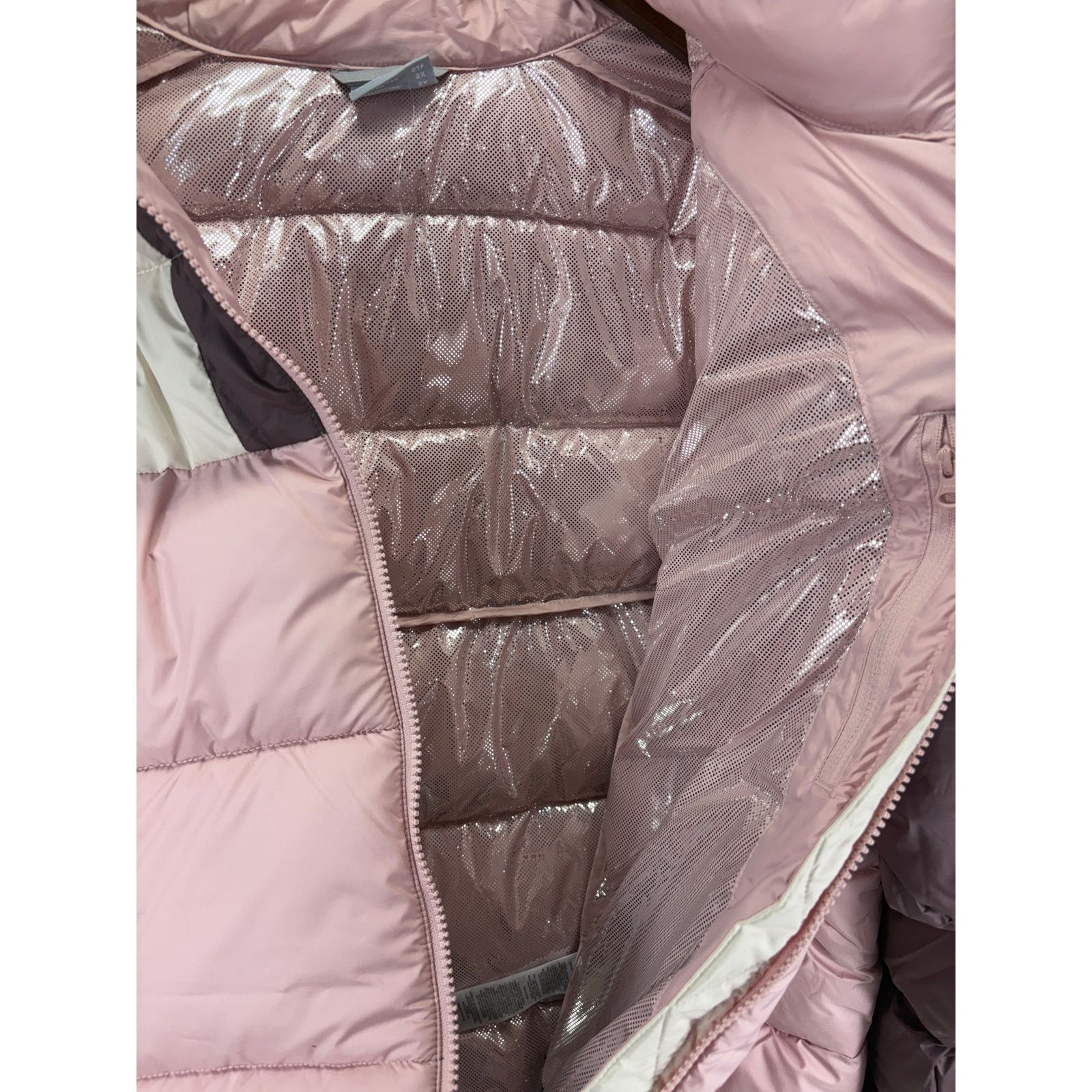 Columbia Columbia Pike Lake II Crop Puffer Jacket Women 2X Pink Size XXL / US 16-18 / IT 52-54 - 9 Thumbnail