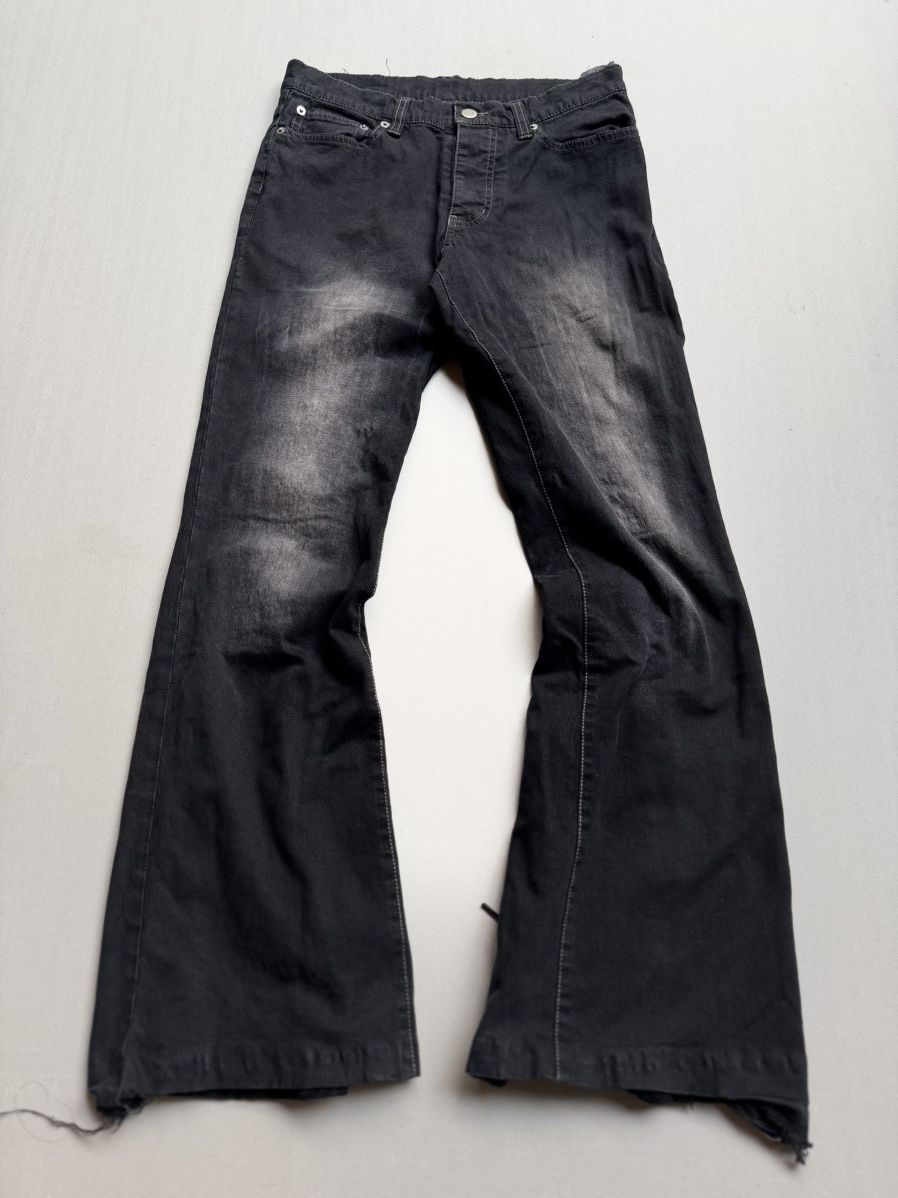 Tornado Mart lace up flare jeans Size US 29 - 1 Thumbnail