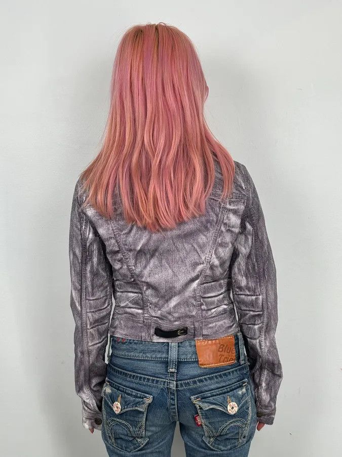 Just Cavalli AW2005 Cavalli Grey Corduroy Jacket Size S / US 4 / IT 40 - 2 Thumbnail