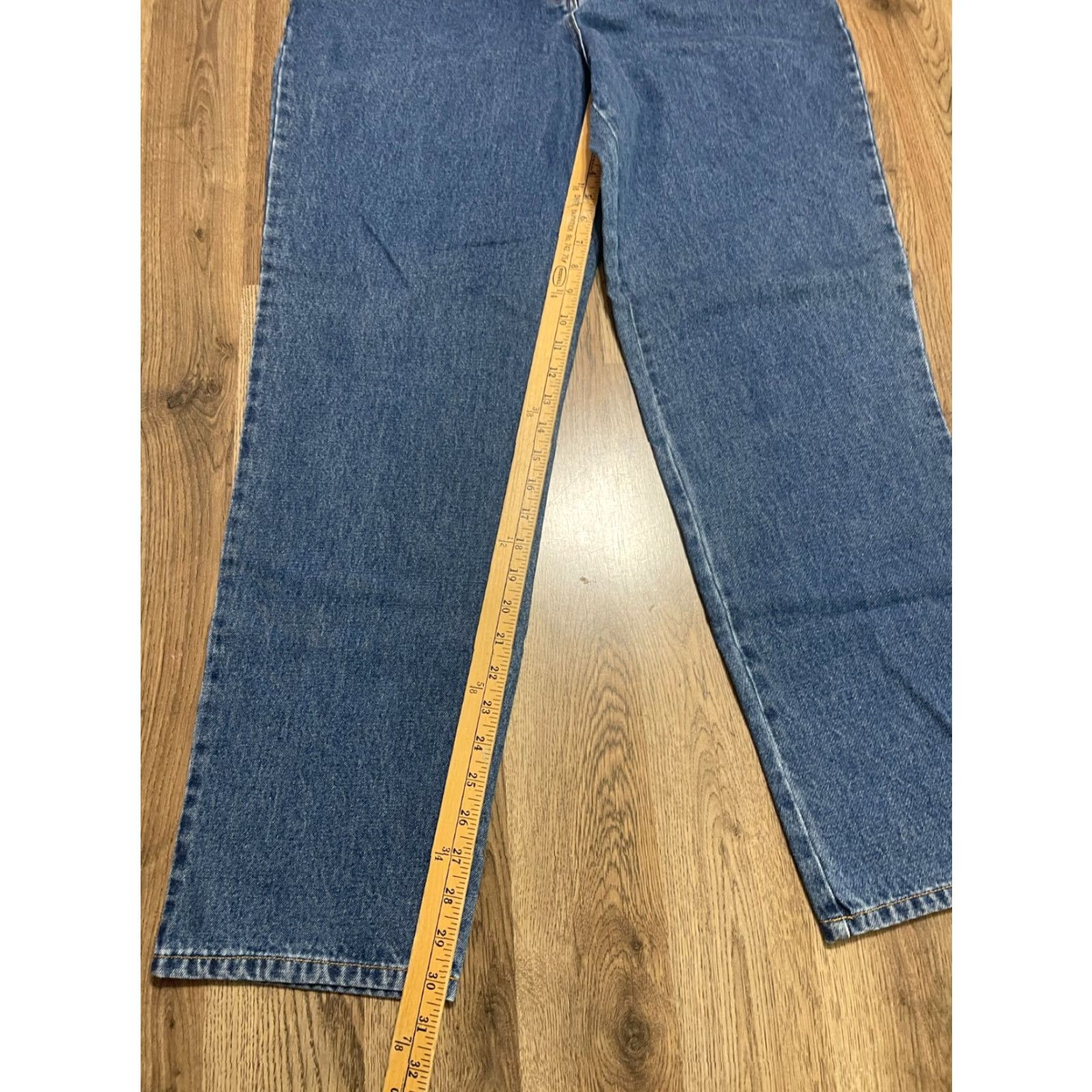 Vintage Bushwacker Jeans, Women's Size 16, Blue, Denim, Straight Leg, New with tags, Regular, 30.5 Inseam, 34 W, Fall Spring Summer, Women, Jeans Size 38" / US 16 / IT 52 - 5 Thumbnail