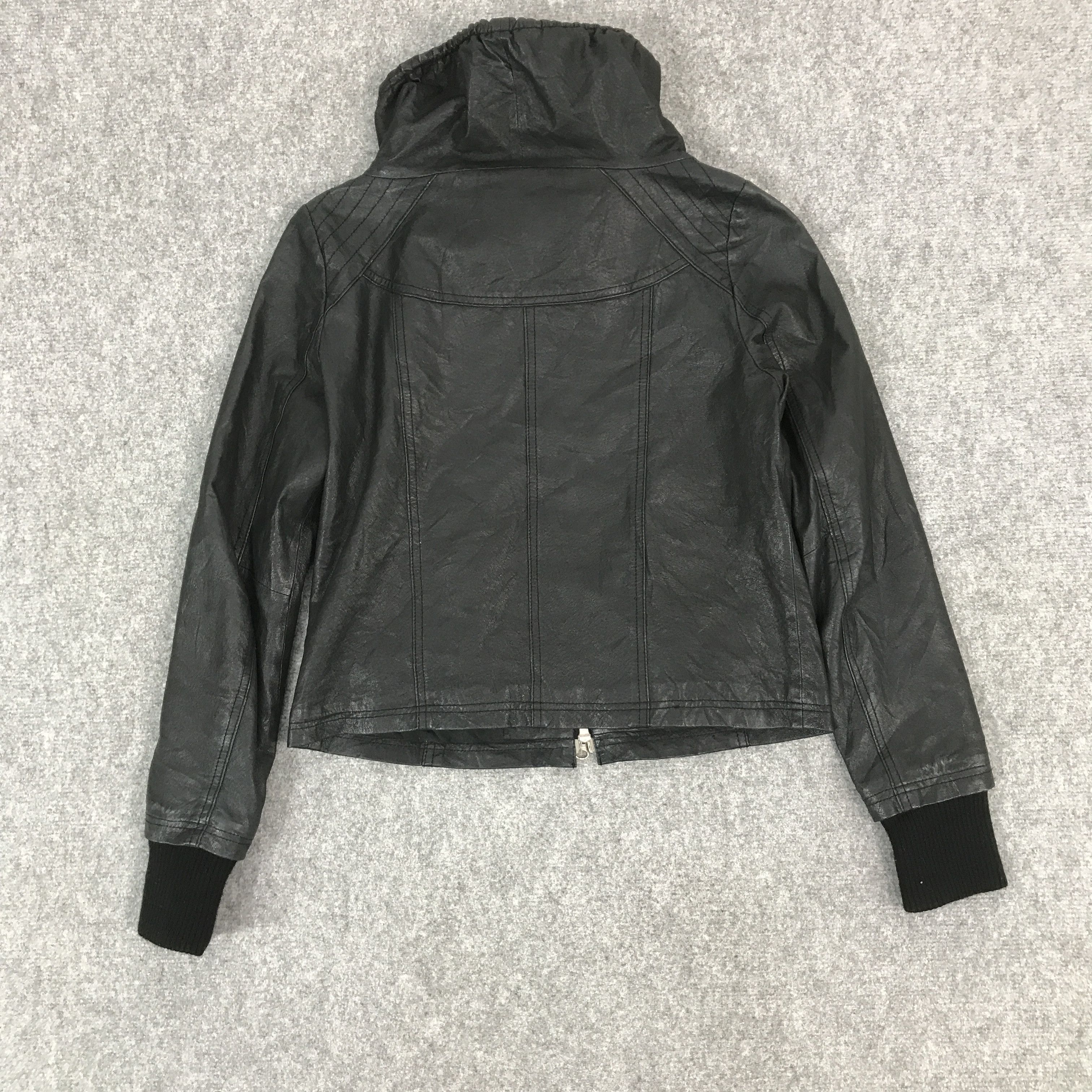 14th Addiction × Japanese Brand IFSIXWASNINE STYLE PAPER CRAFT LEATHER JACKET Size US S / EU 44-46 / 1 - 3 Thumbnail