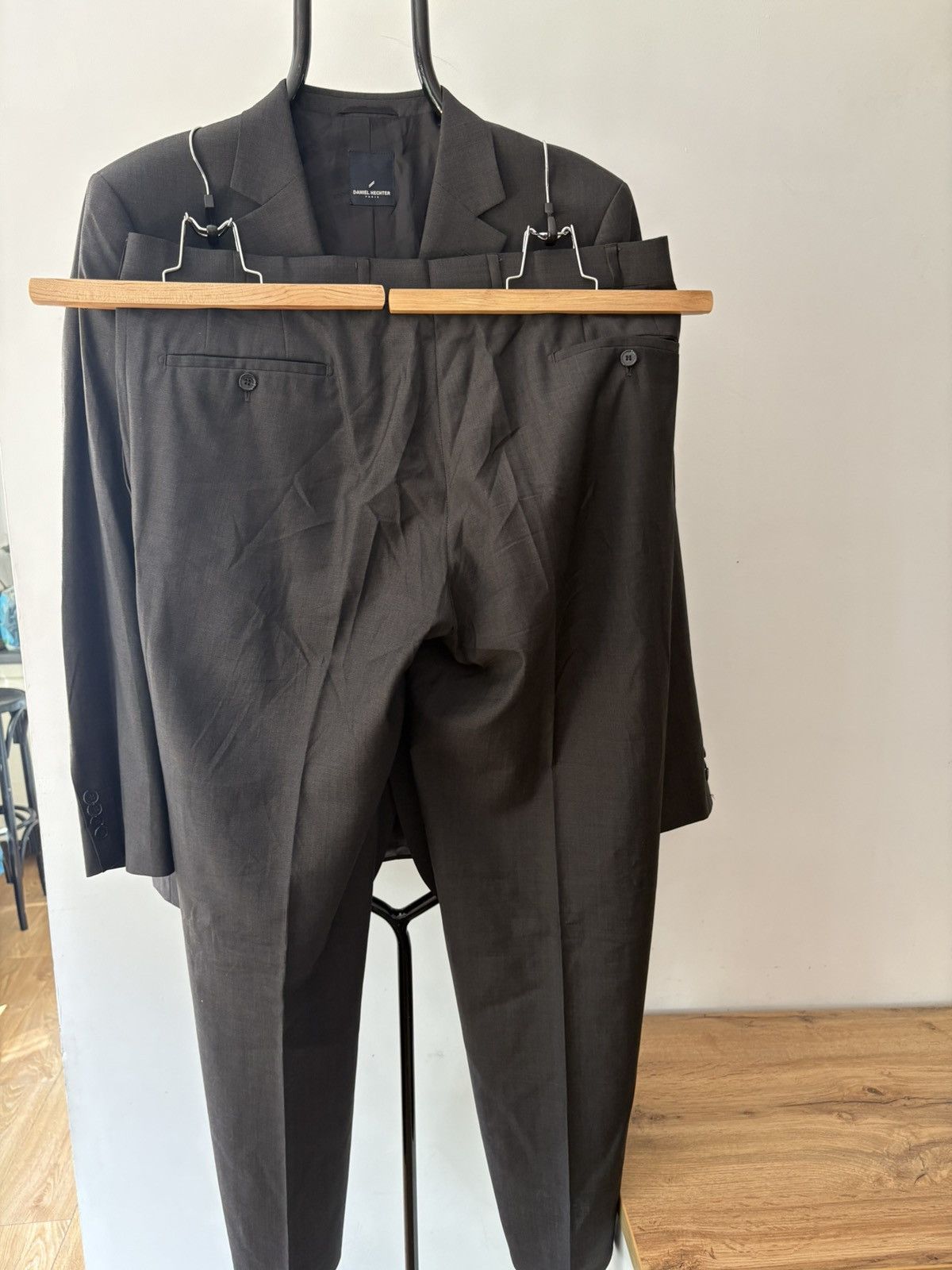 Daniel Hechter × Designer Daniel Hechter Paris Men’s Suit – 80% Wool / 20% Silk – Size 52L - 10 Thumbnail