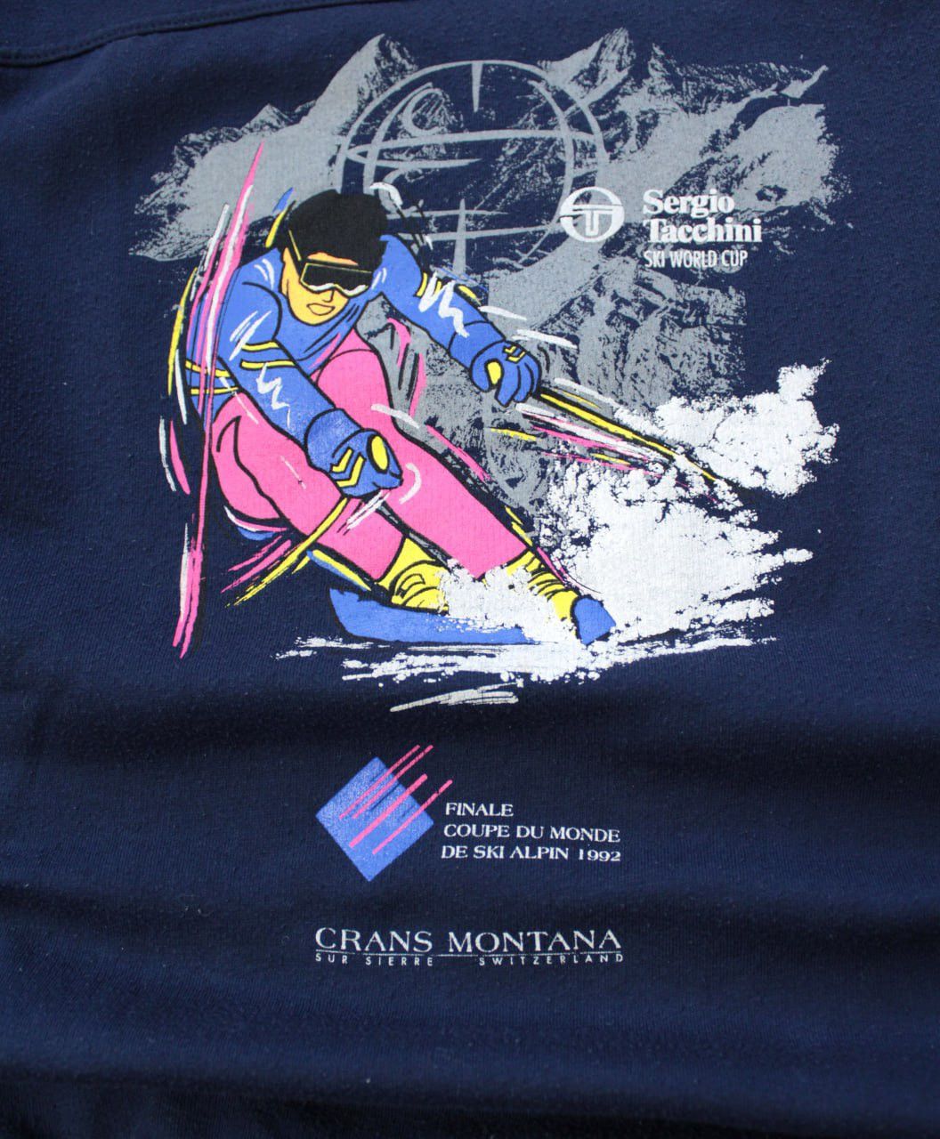 Sergio Tacchini 🔥 Sergio Tacchini Ski World Cup 1992 FIS RARE Sweatshirt Size US M / EU 48-50 / 2 - 2 Thumbnail