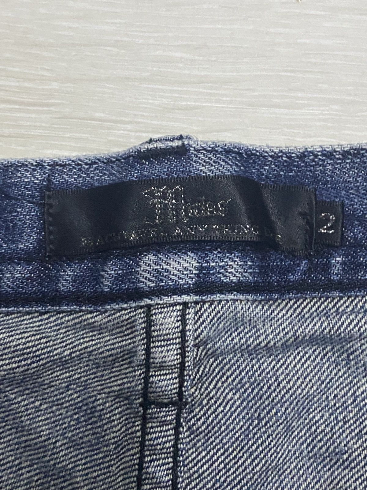 Japanese Brand Vintage Japanese Brand Midas Studd Backpatch Distressed Jean Size US 32 / EU 48 - 12 Thumbnail