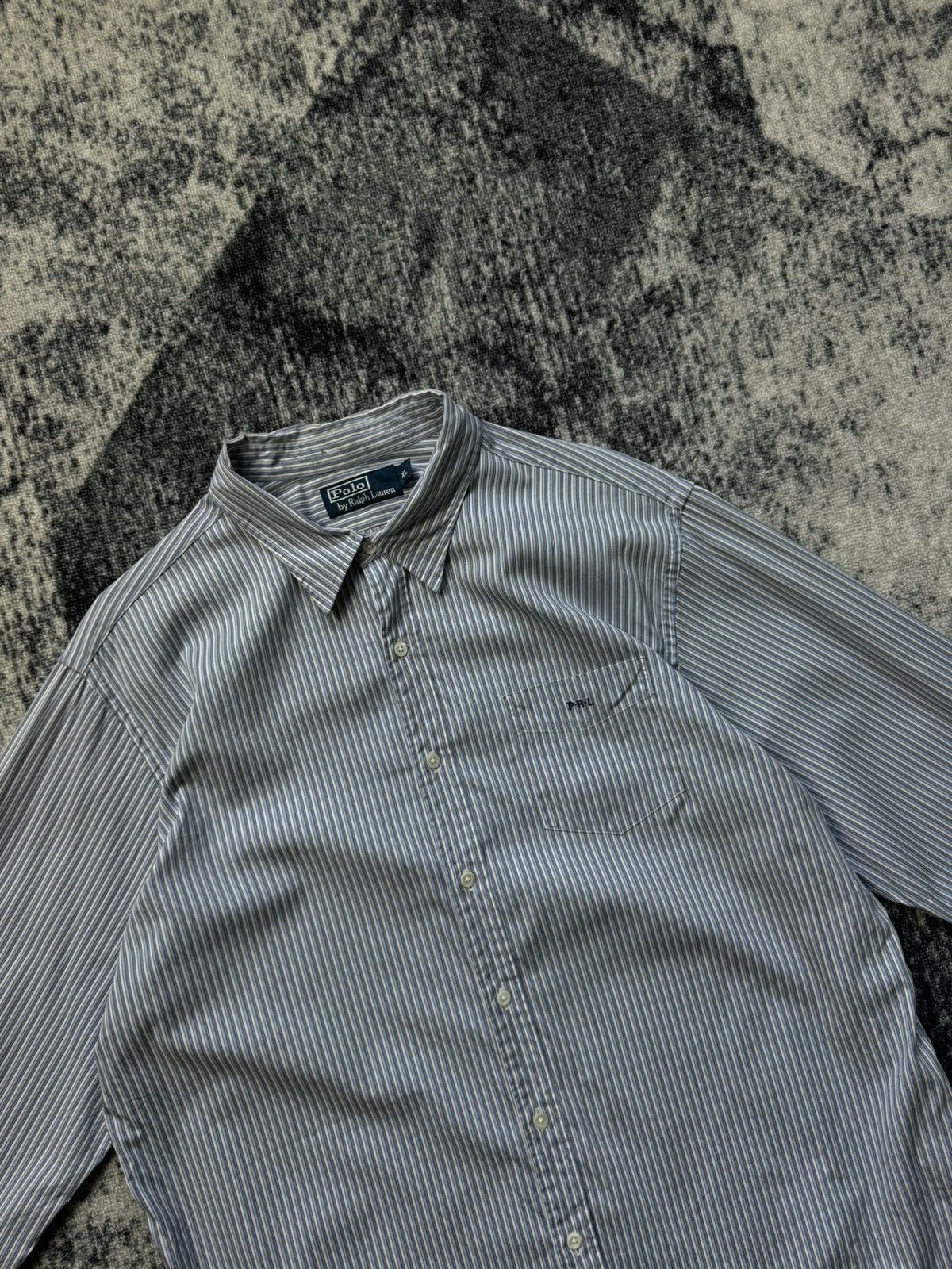 Polo Ralph Lauren × Ralph Lauren × Vintage Vintage Polo Ralph Lauren Shirt Button Ups Striped Y2K 90s Size US XL / EU 56 / 4 - 2 Thumbnail