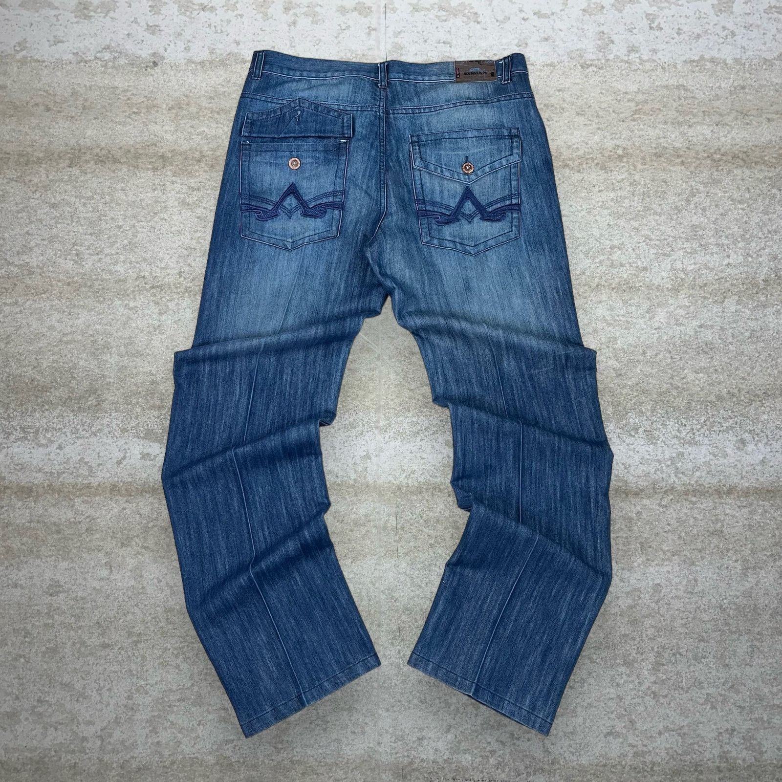 Koman Vintage Y2K Skater Koman Jeans 38x34 Baggy Wide Medium Wash Size US 38 / EU 54 - 1 Thumbnail