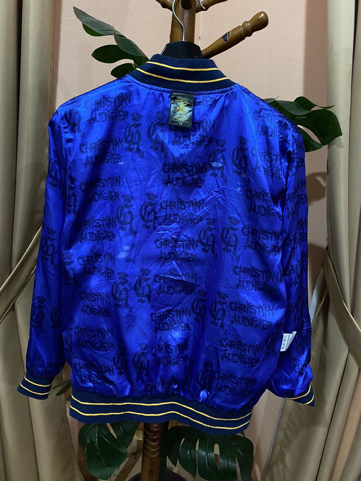 Christian Audigier Christian Audigier Allover Varsity Jacket Bold Embroidery Size US S / EU 44-46 / 1 - 14 Thumbnail