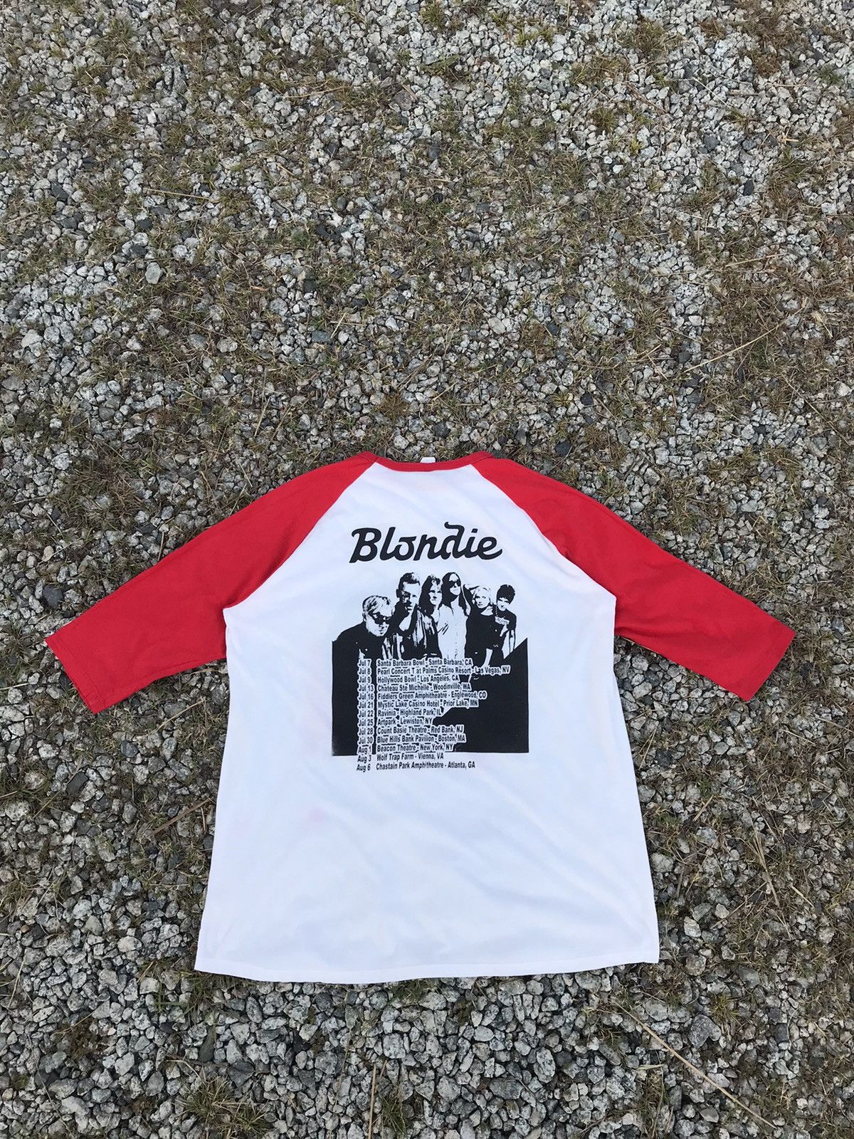 Band Tees Vintage Distressed Blondie Pollinator Tour Band 3q Tee Size US XL / EU 56 / 4 - 5 Thumbnail