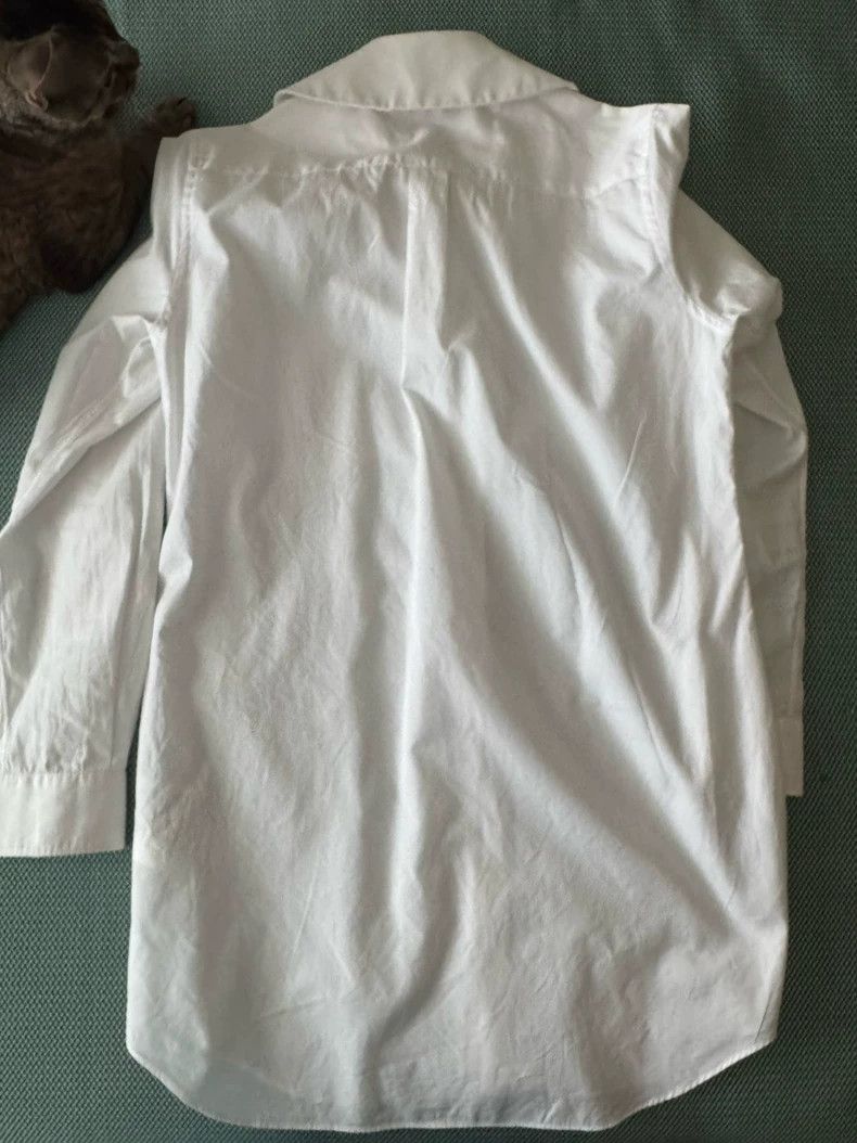 Comme des Garcons Comme Des Garcons White round neck shirt Size S / US 4 / IT 40 - 5 Thumbnail