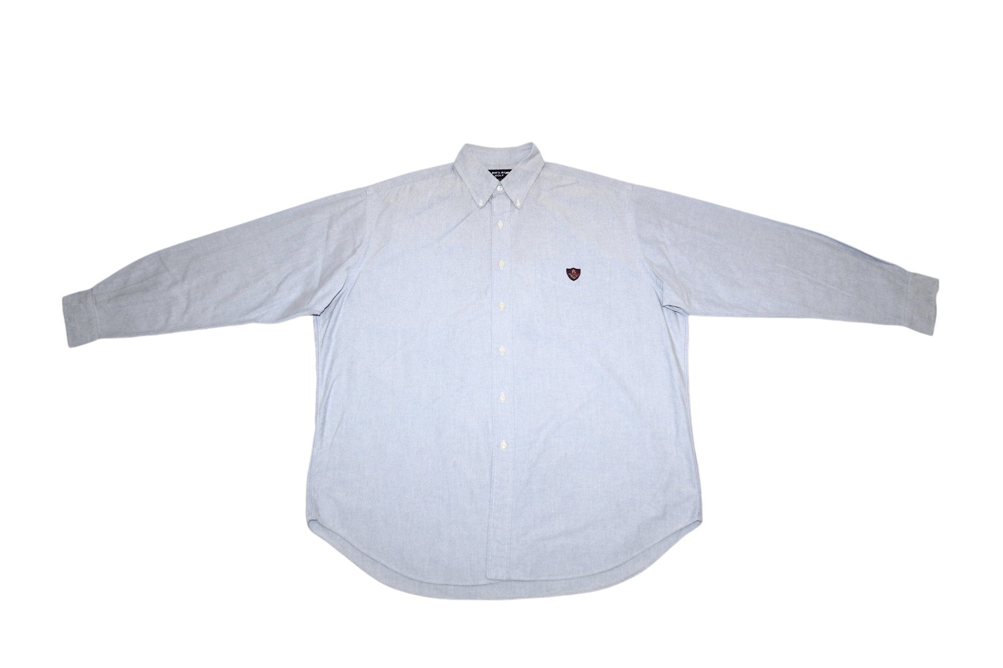 Ralph Lauren 90's Ralph Lauren Golf Tilden Button-down oxford blue shirt Size US XL / EU 56 / 4 - 4 Thumbnail