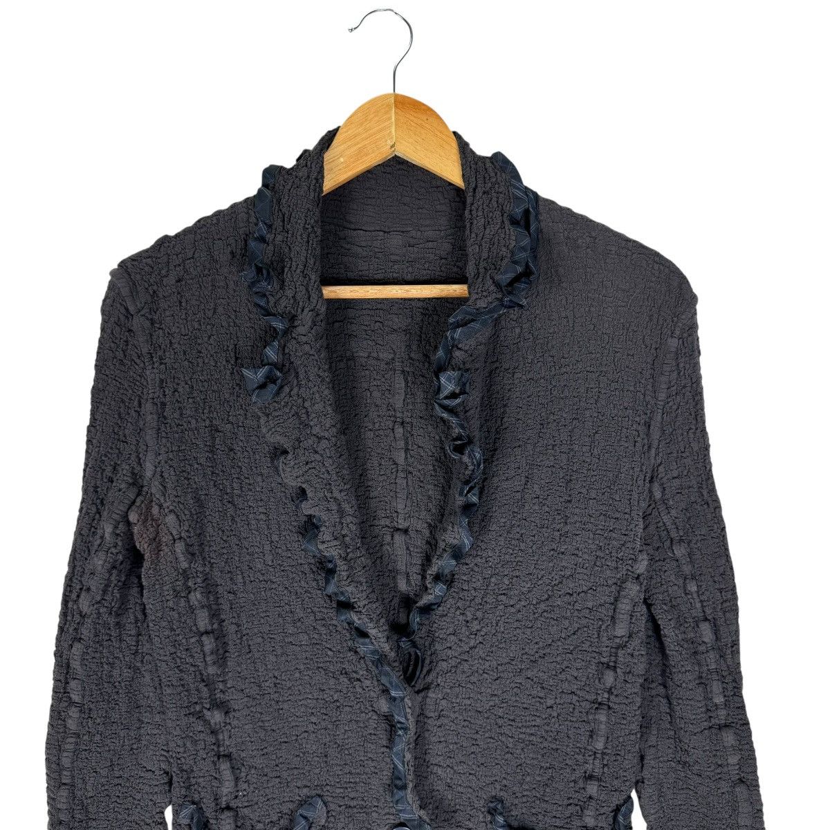 Issey Miyake ☀️ISSEY MIYAKE ME PLEATS CARDIGAN SWEATER Size M / US 6-8 / IT 42-44 - 7 Thumbnail