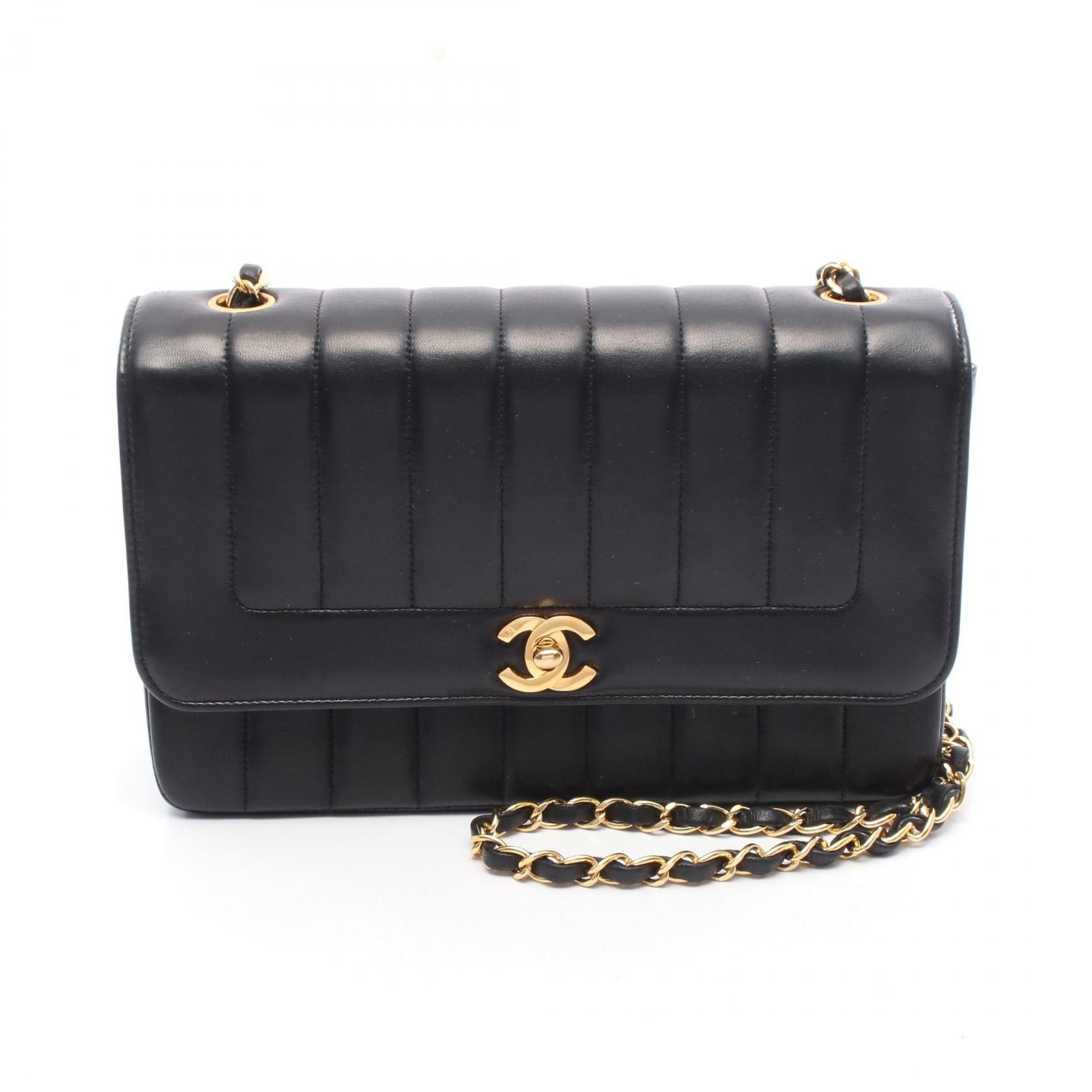 Chanel Chanel Chanel Mademoiselle Lambskin Shoulder Bag Leather Shoulder Bag Size ONE SIZE - 1 Thumbnail