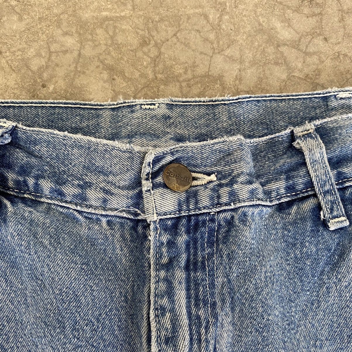 Carhartt Size 31x29 VTG Carhartt Faded Blue Carpenter Denim Jeans Size US 31 - 10 Thumbnail