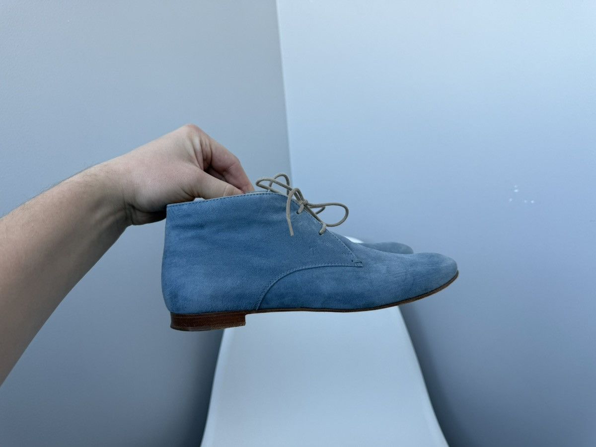 Tod's Tods Blue Suede Desert Boots Womans Size US 7 / IT 37 - 3 Thumbnail