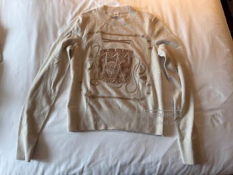 Hermes Hermes Wool long-sleeved shirt, wool Size XXS / US 00 / IT 34 - 1 Thumbnail