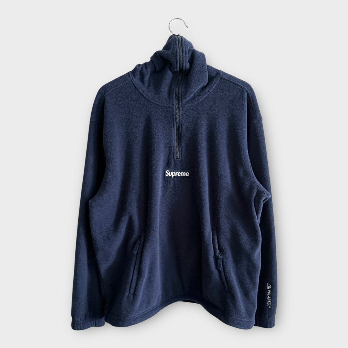 Supreme Supreme Polartec Face Mask Half Zip Hooded Sweatshirt Size US L / EU 52-54 / 3 - 1 Thumbnail
