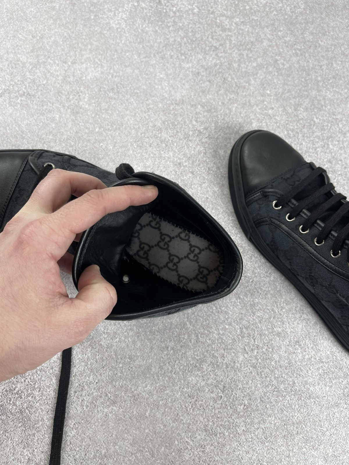Gucci Gucci GG Canvas Monogram High Sneakers Size US 7.5 / EU 40-41 - 12 Thumbnail