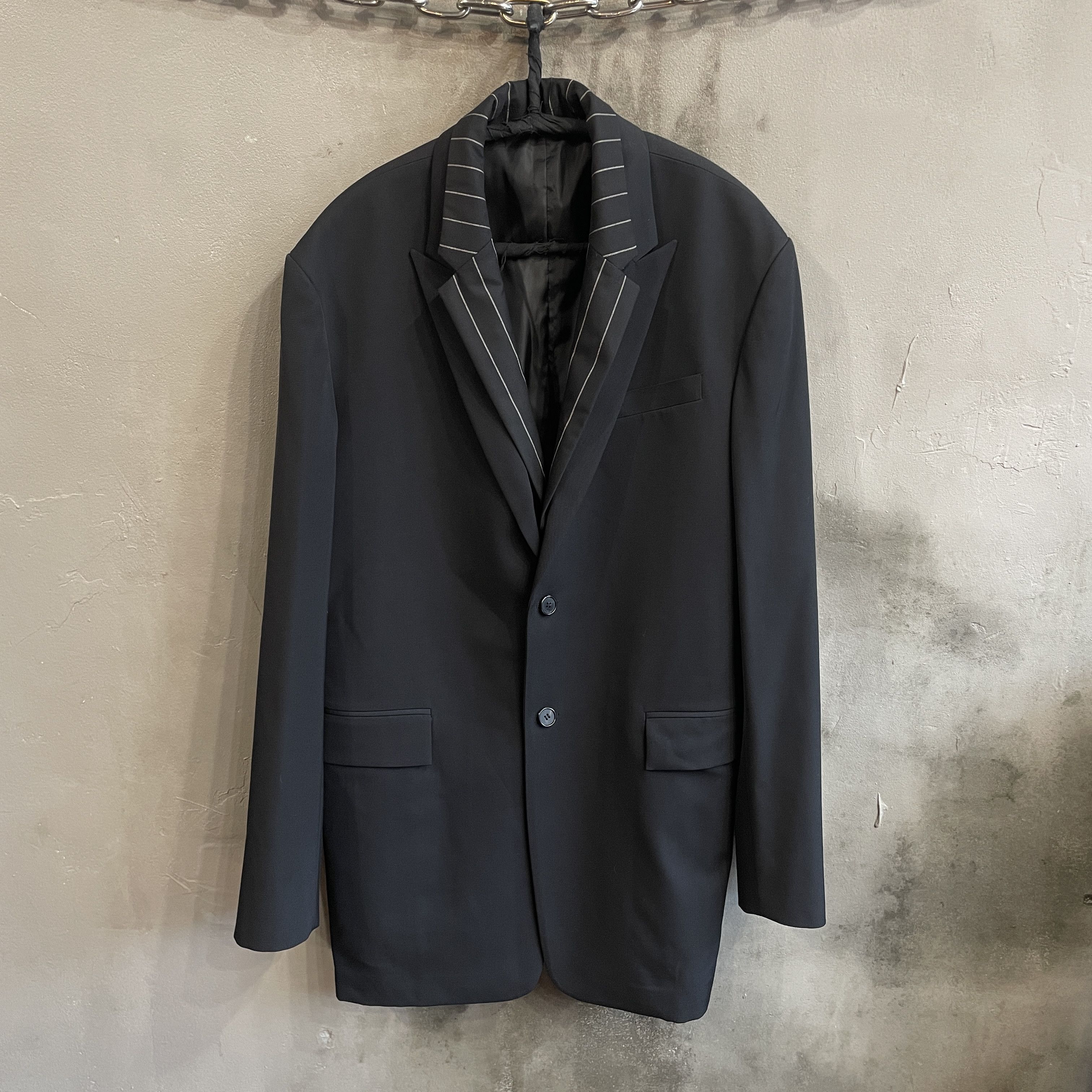 Juun.J Juun.J Layered Long-line Tailored Jacket Size 48L - 1 Thumbnail