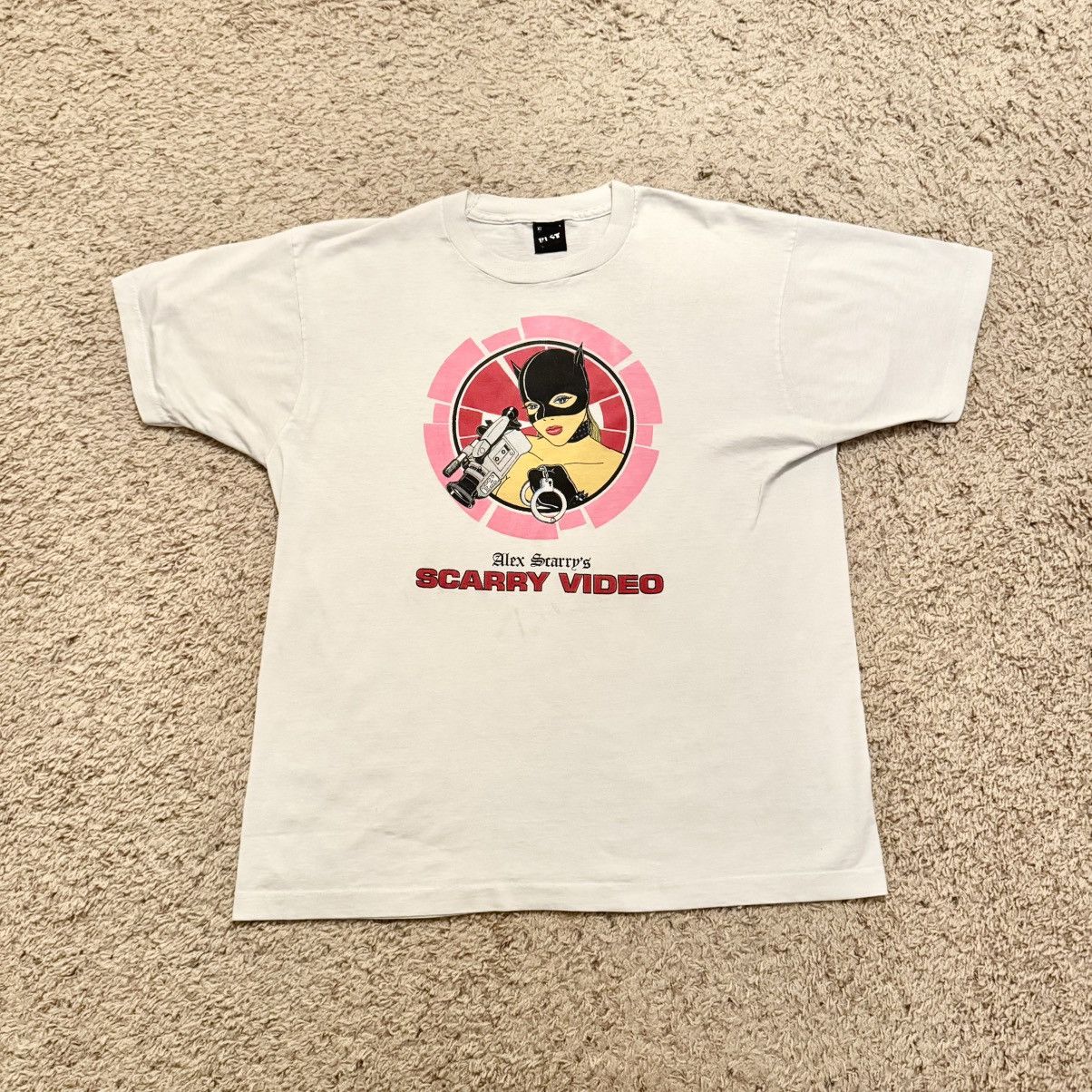 Vintage Vintage 80s Scarry Video BDSM Graphic Tee XL Size US XL / EU 56 / 4 - 4 Thumbnail