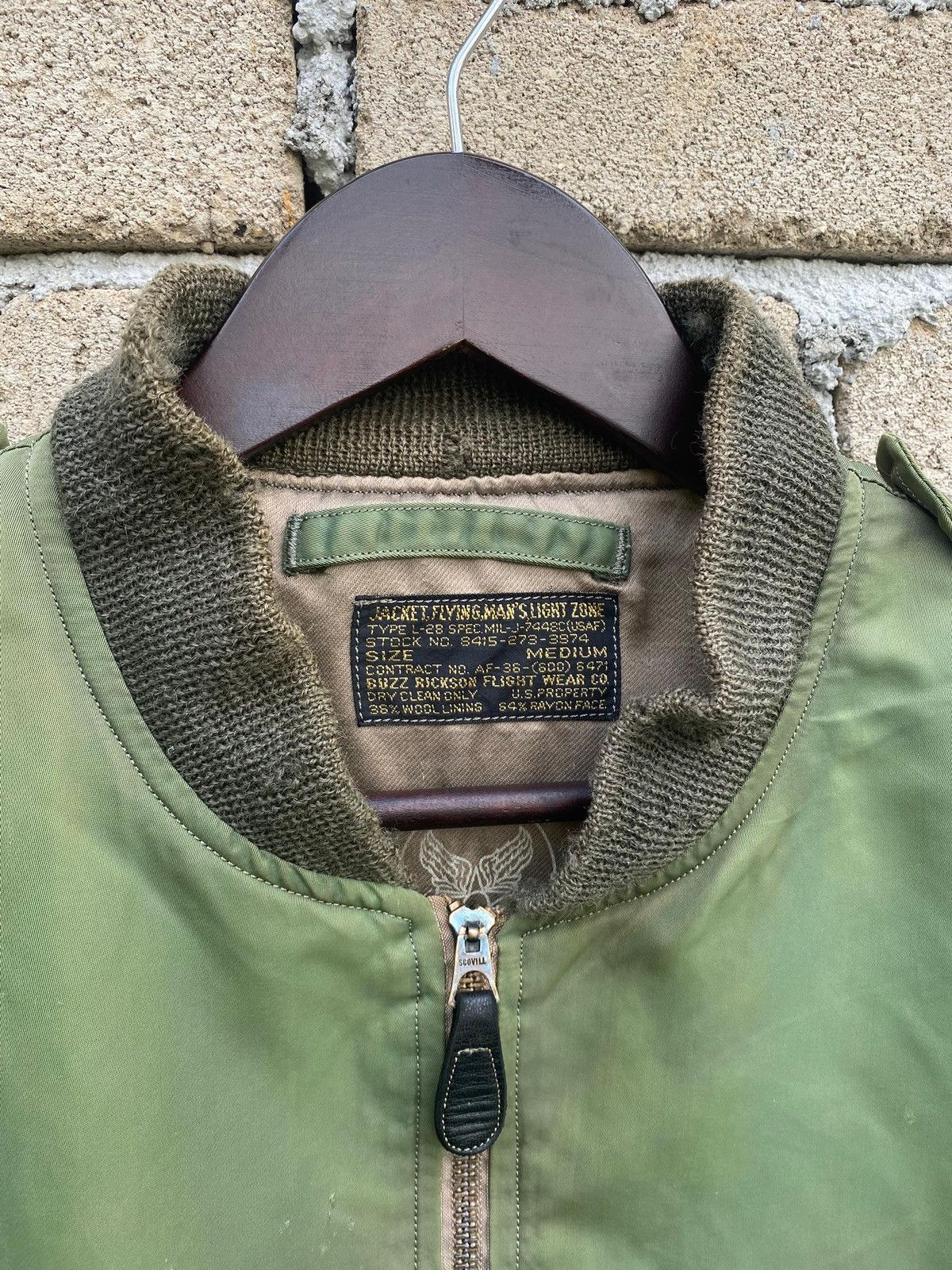 Buzz Rickson's Buzz Rickson's Type L Flight Wear Bomber Jacket Size US M / EU 48-50 / 2 - 3 Thumbnail