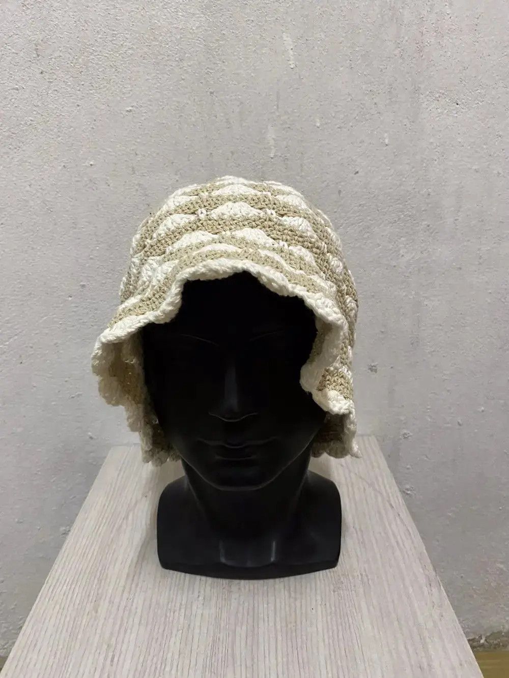 Japanese Brand Japanese Brand Knit Bucket Hat Size ONE SIZE - 3 Thumbnail