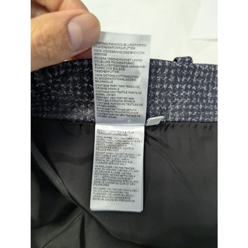Bottega Veneta o1rshd1 Paddington Printed Leather Trousers Pant Black/ Grey Size US 34 / EU 50 - 19 Thumbnail