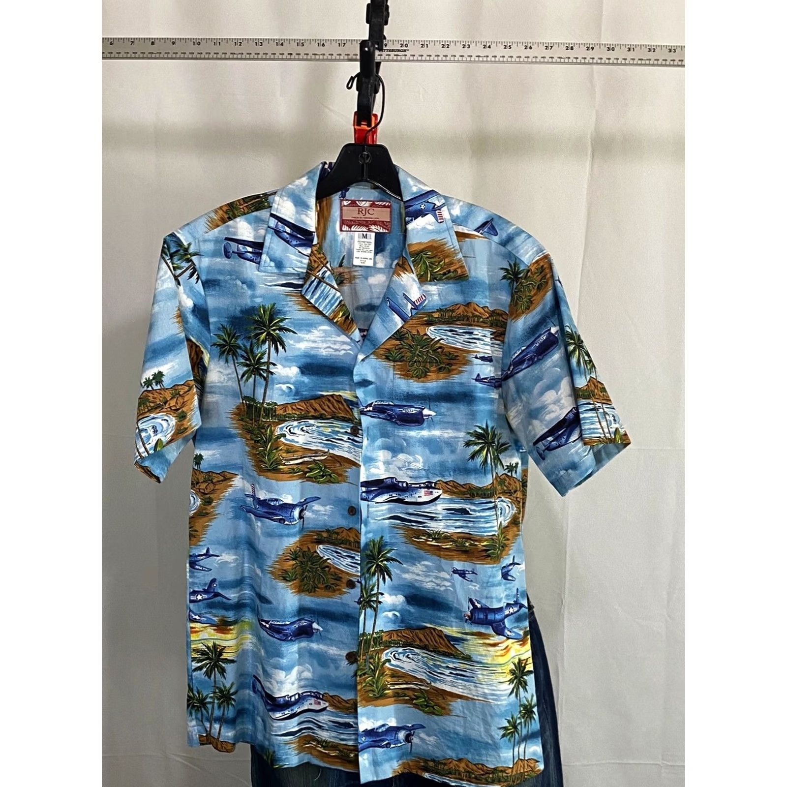 Vintage RJC Made Hawaii World War 2 Airplanes Shirt Medium M Size US M / EU 48-50 / 2 - 3 Thumbnail