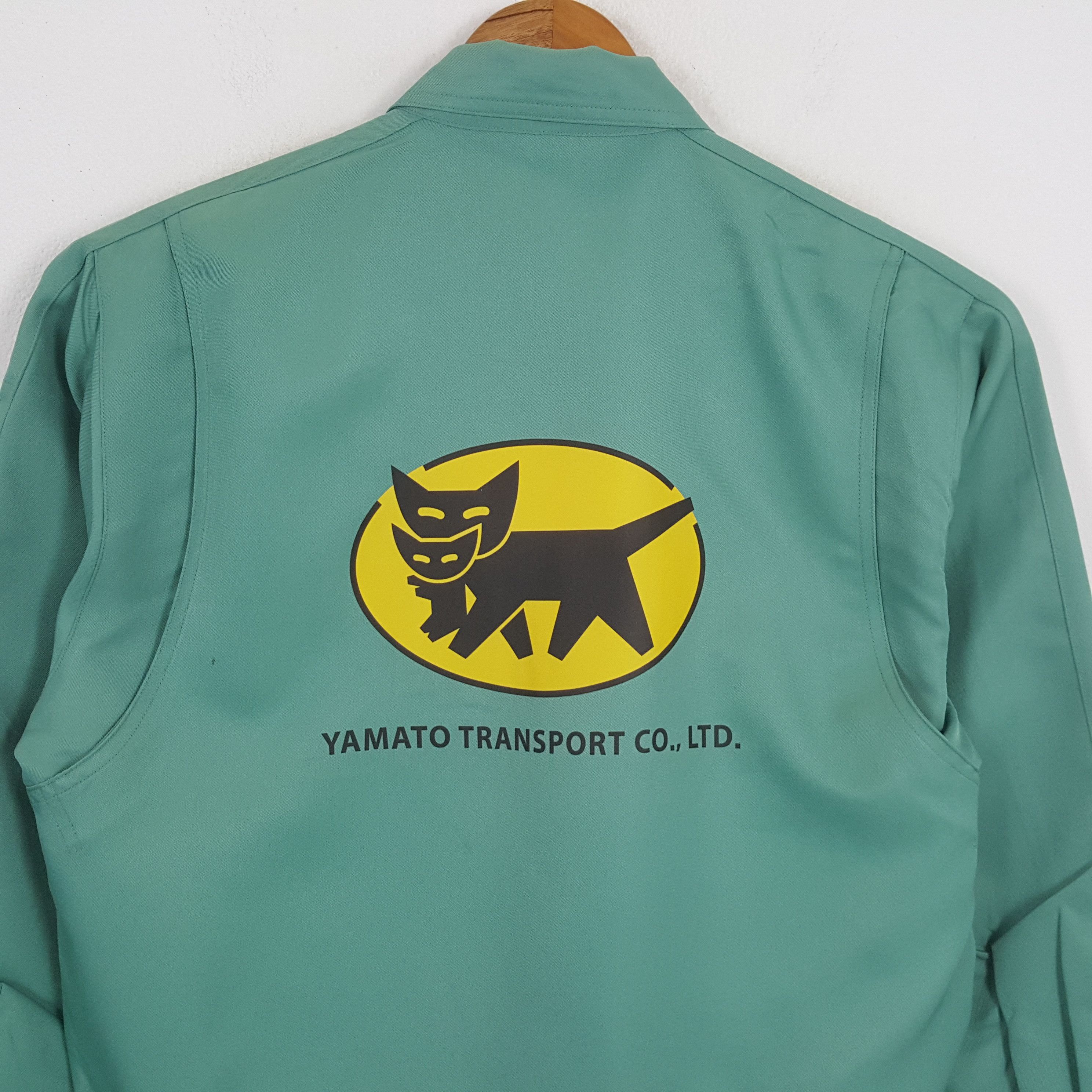 Japanese Brand × Vintage Vintage YAMATO TRASNPORT Japanese Company Staff Jacket Size US L / EU 52-54 / 3 - 2 Thumbnail