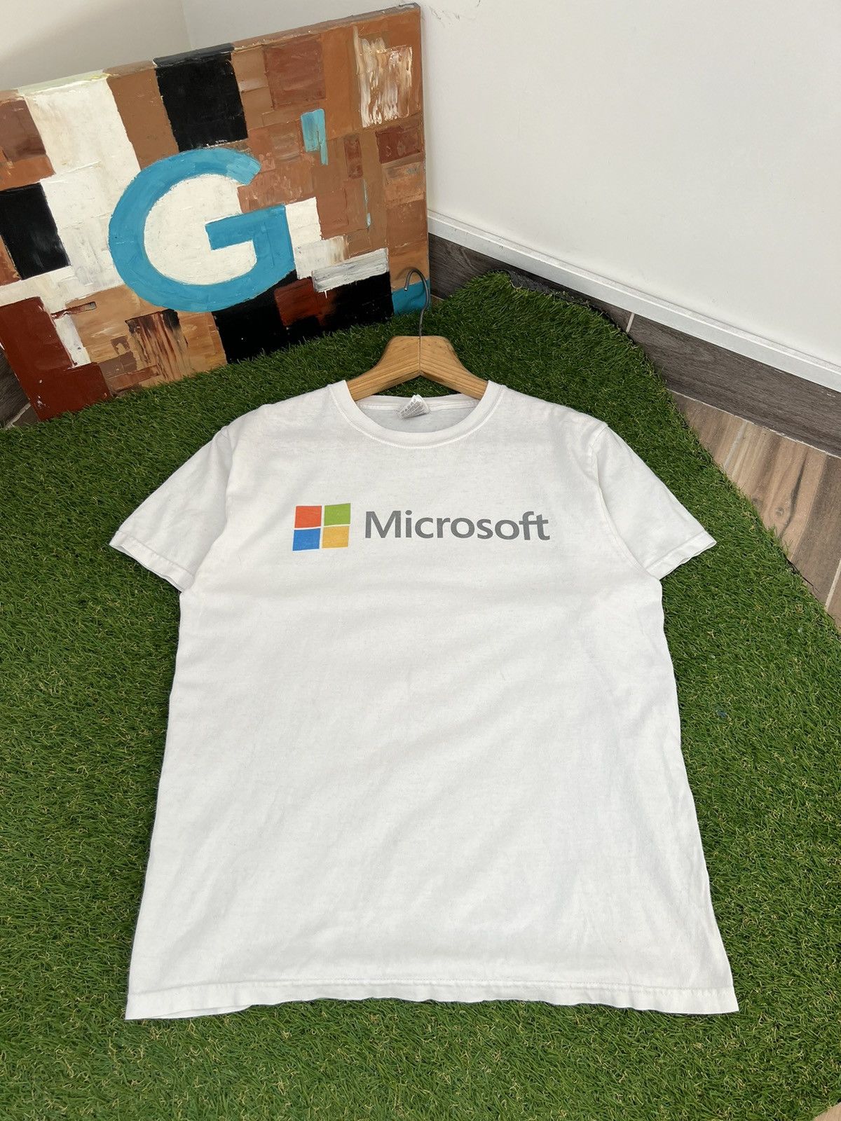 Microsoft Vintage Y2K Microsoft T Shirt Size US M / EU 48-50 / 2 - 1 Thumbnail