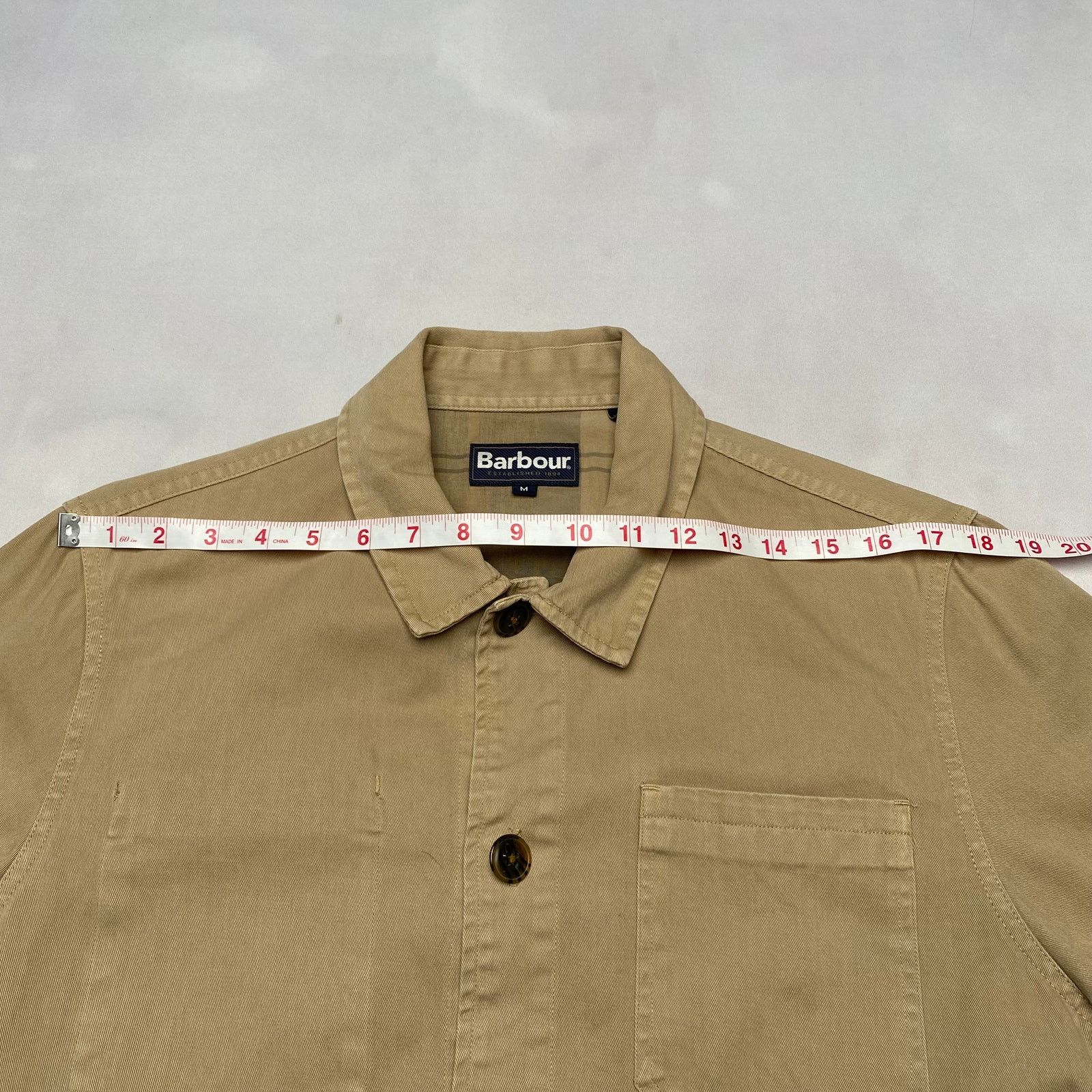 Barbour Barbour Dene Cotton Twill Overshirt Jacket Mens Medium Chore Size US M / EU 48-50 / 2 - 10 Thumbnail