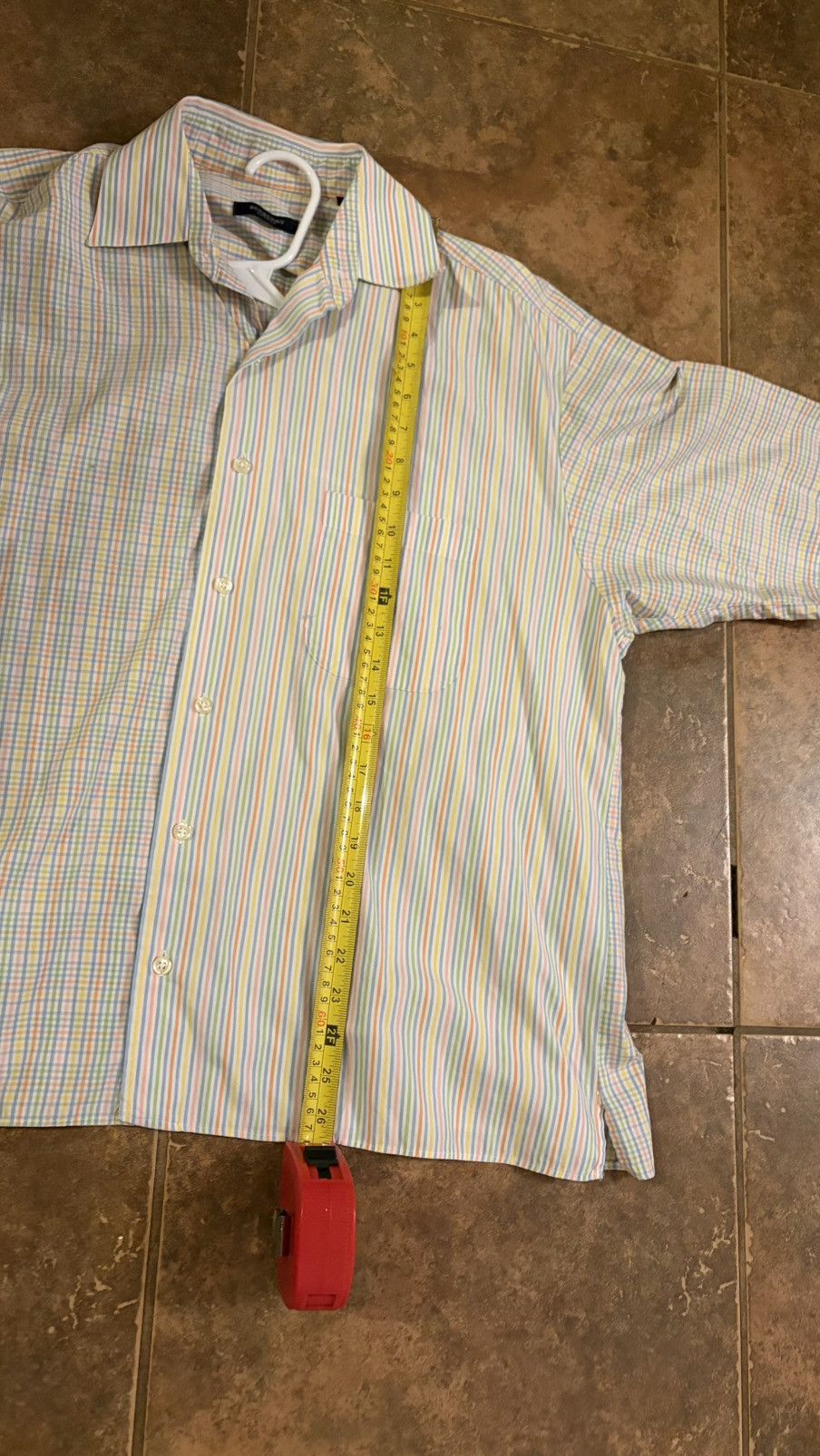 Burberry Burberry London Men’s white multicolor short sleeve shirt. Size US M / EU 48-50 / 2 - 4 Thumbnail