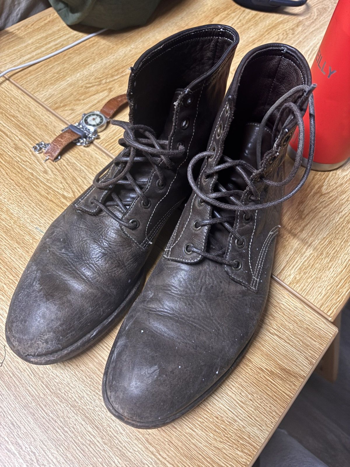 Paul Smith True Vintage Brown Leather Chelsea Boots Made in Italy Size US 10 / EU 43 - 1 Thumbnail