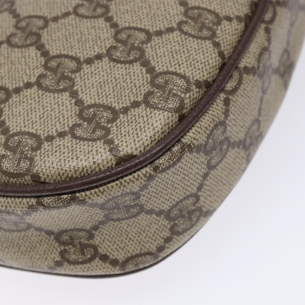 Gucci GUCCI GG Supreme Web Sherry Line Shoulder Bag Pvc Beige Gold Size ONE SIZE - 13 Thumbnail