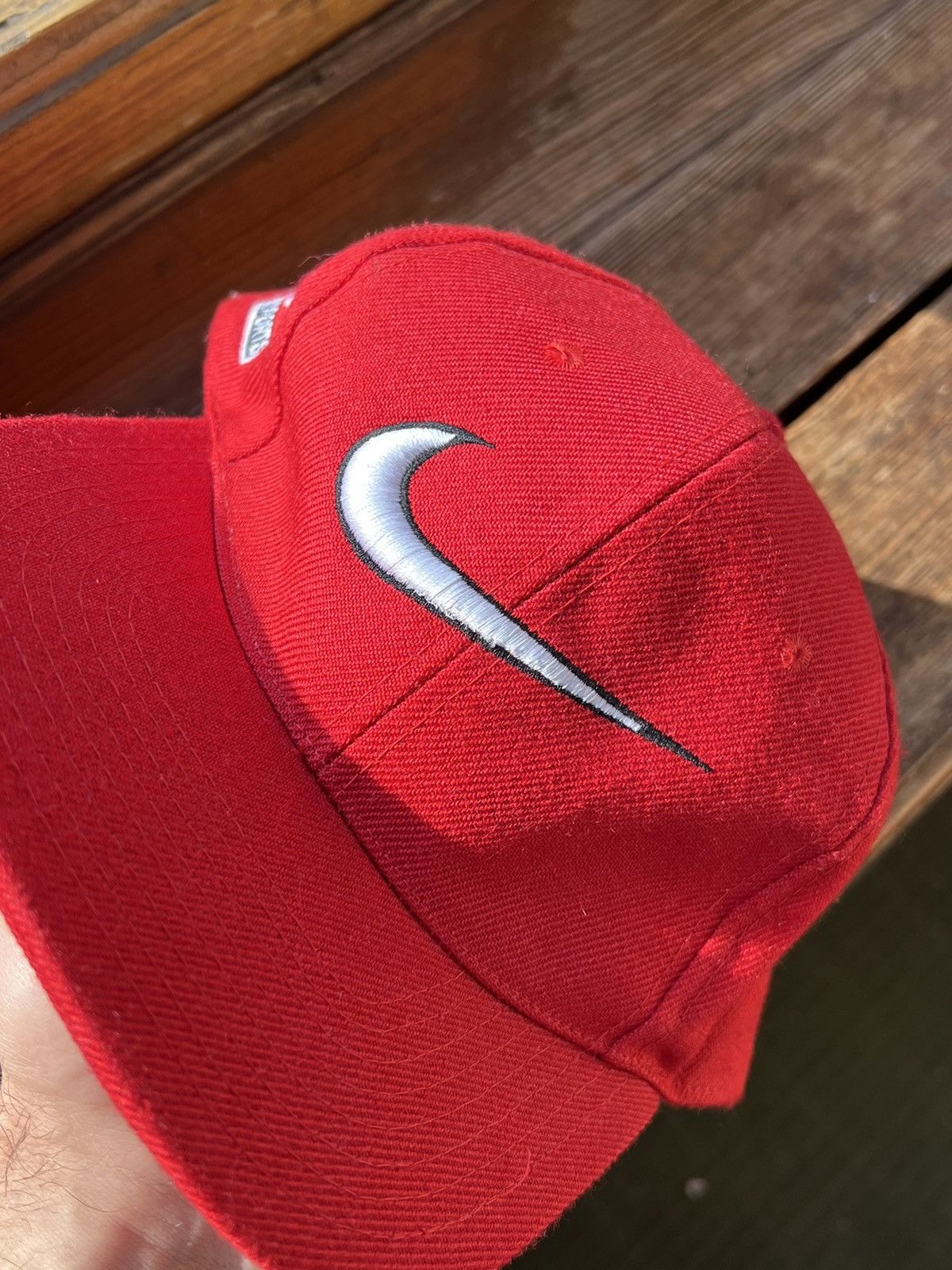 Nike Vintage Cap Nike Big swoosh Streetwear Hat Y2K Size ONE SIZE - 4 Thumbnail