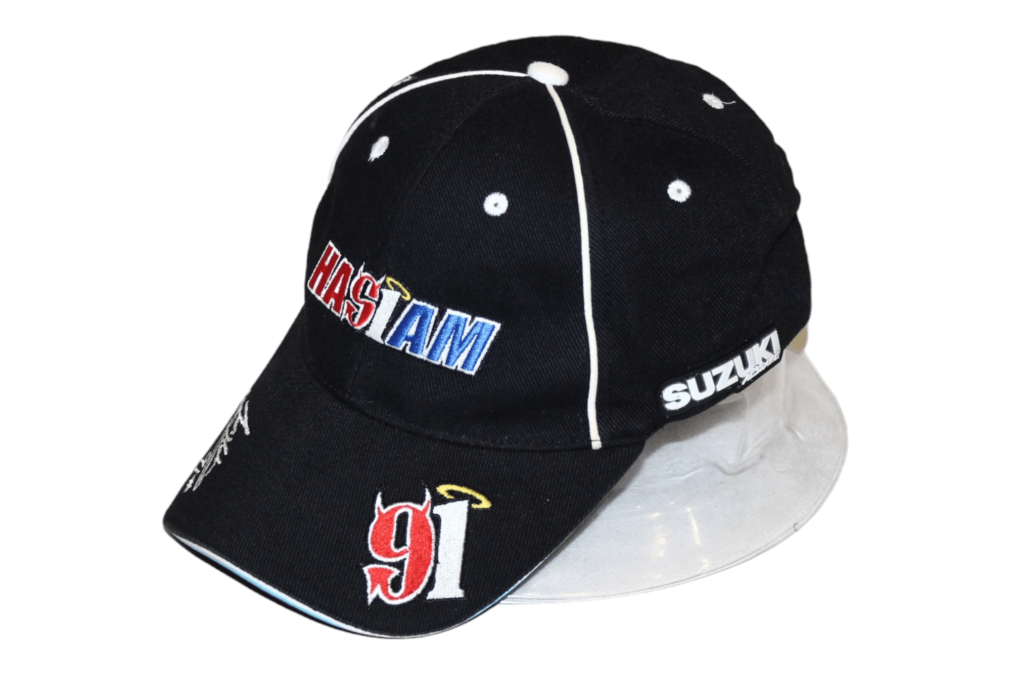 Japanese Brand VTG 🔥 Suzuki motor team Leon Haslam signed cap Size ONE SIZE - 1 Thumbnail