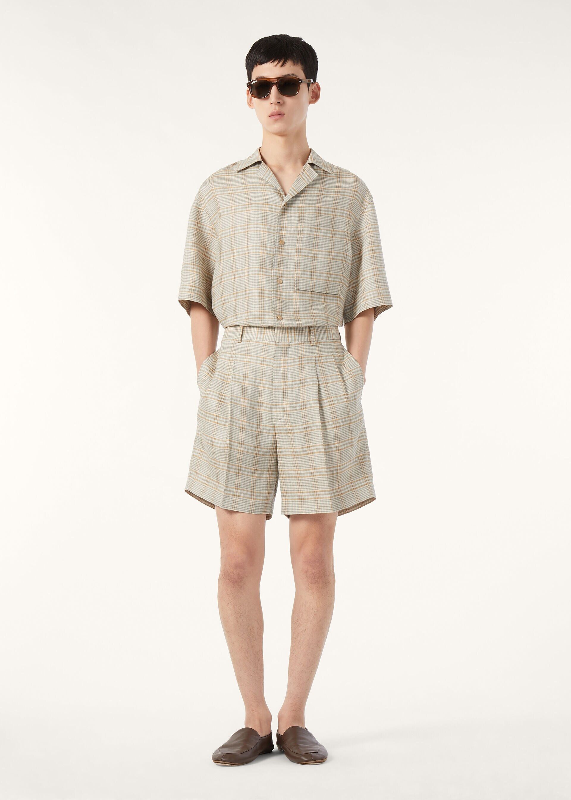 Loro Piana os11x0226 FAR0213 Buxton Bermuda Short in Green Mustard Size US 34 / EU 50 - 2 Thumbnail