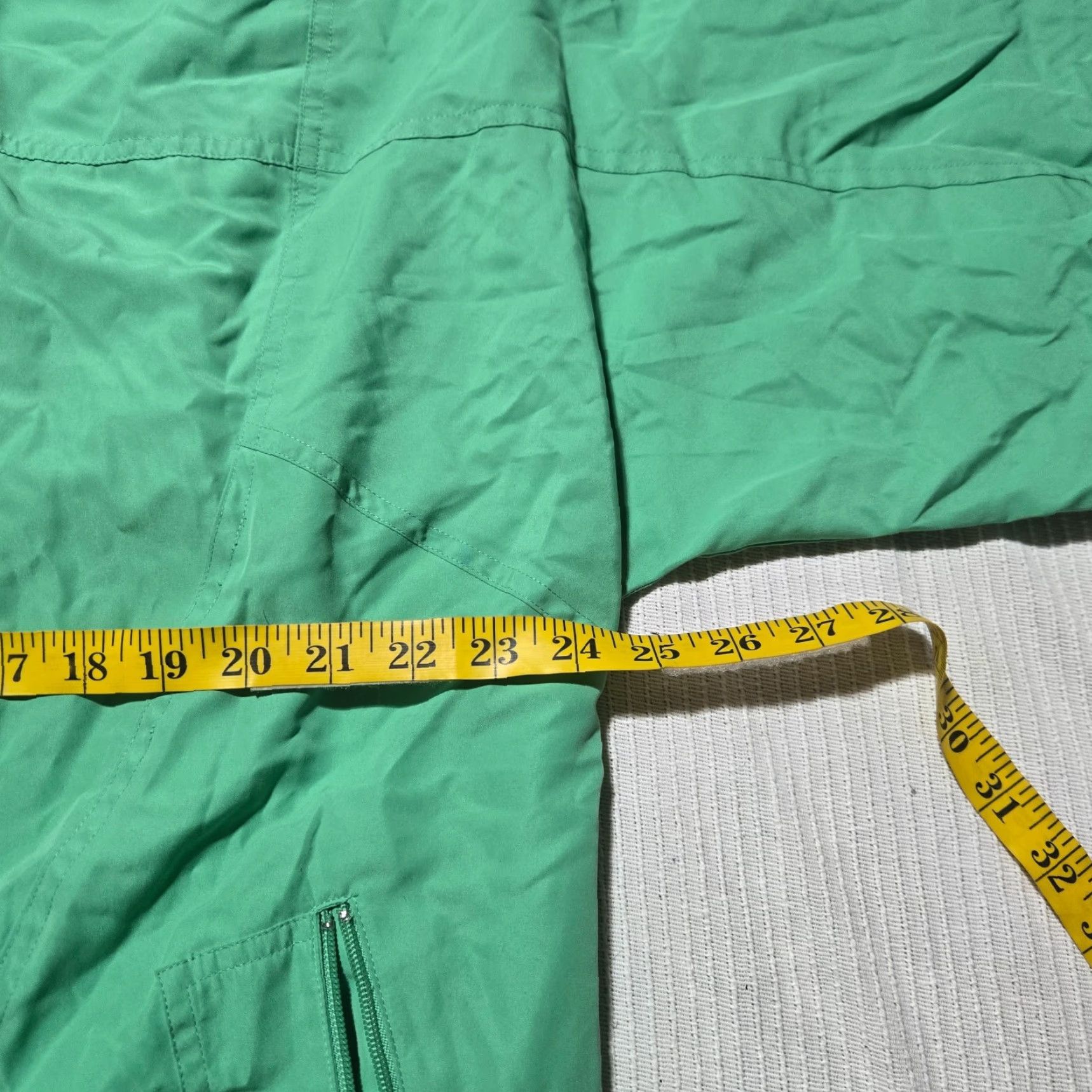Vintage Koret Solid Green Zip Up Glam Jacket Coat Adult Women's XL Green Rocker Jacket Size XL / US 12-14 / IT 48-50 - 6 Thumbnail