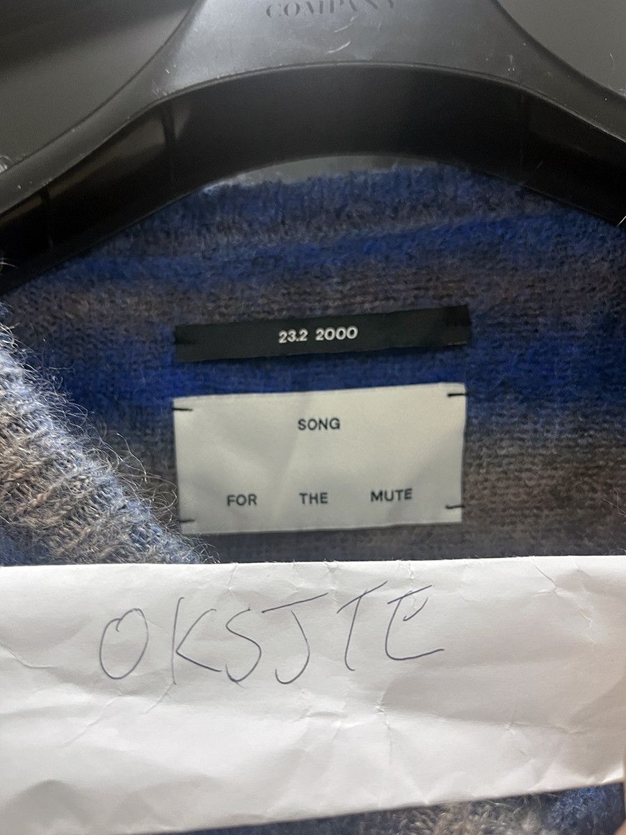 Song For The Mute SFTM, Song for the Mute destroyed oversized knit 2 Size US M / EU 48-50 / 2 - 10 Thumbnail