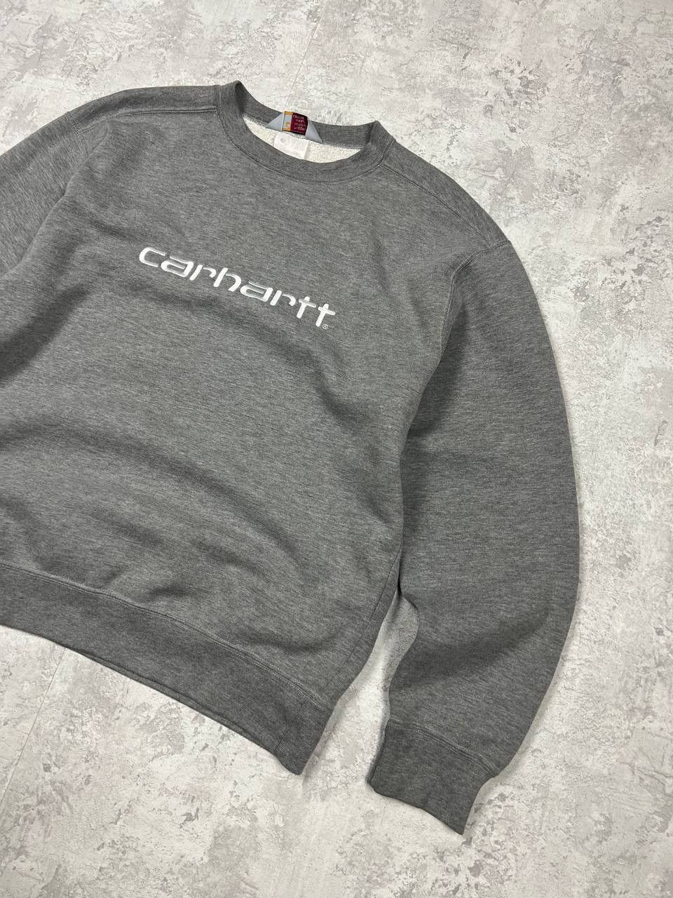 Carhartt Vintage Y2K Carhartt Sweatshirt Embroidered Big Logo Size US L / EU 52-54 / 3 - 3 Thumbnail
