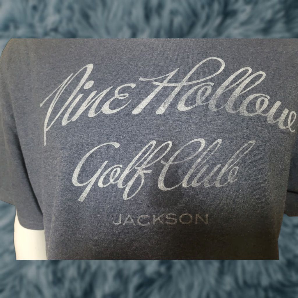 Vintage VINTAGE Vantage T-Shirt Golf Men XL Pine Hollow Jackson MI Blue/Gray Crew Neck Short Sleeve Shirt Size US XL / EU 56 / 4 - 1 Thumbnail