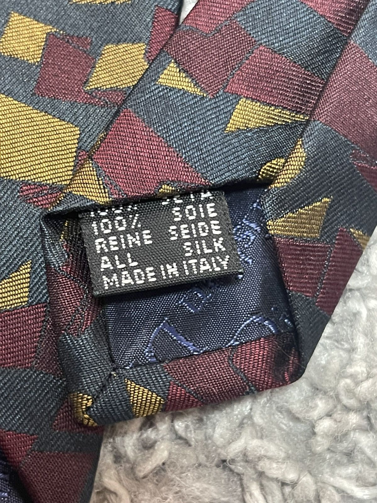Christian Dior Monsieur Christian Dior Monsieur Vintage Abstract Tie Size ONE SIZE - 5 Thumbnail